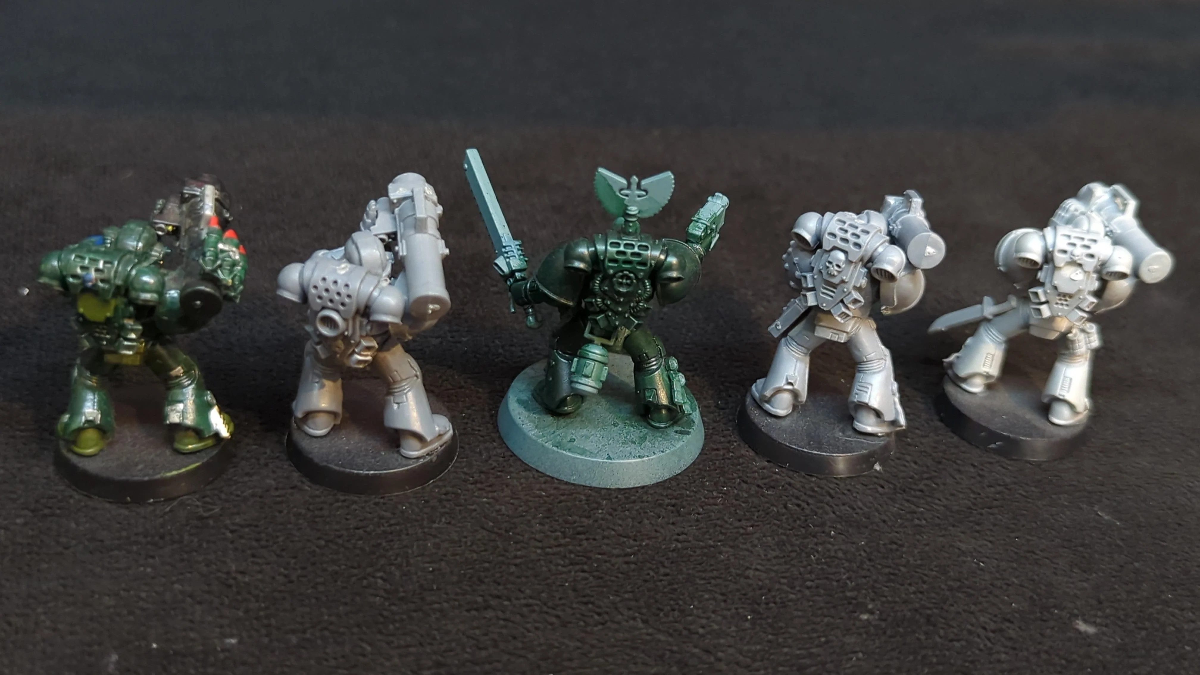 Warhammer 40k Space Marines Devastator Squad x5 - Image 2