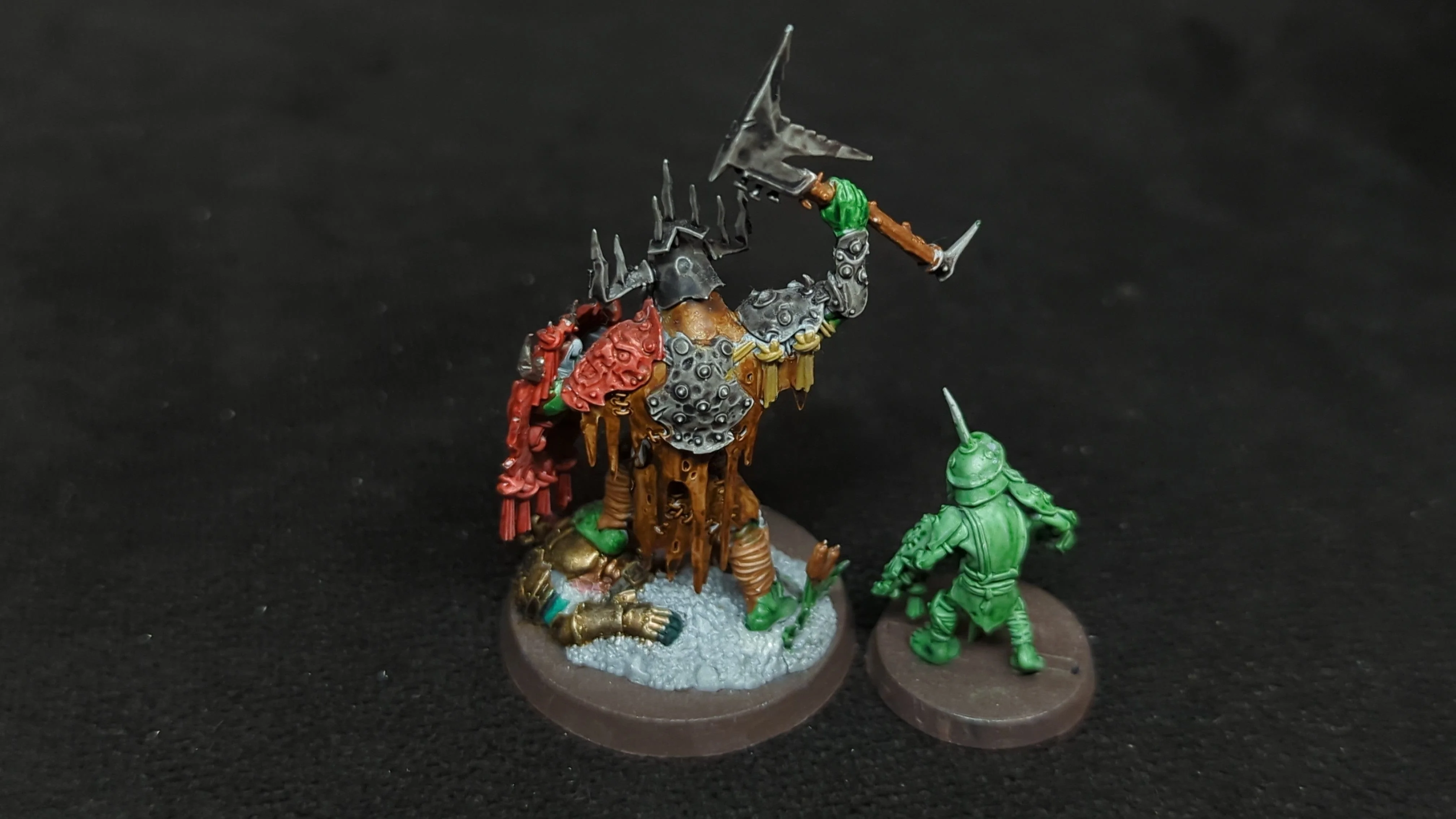 Age of Sigmar Orruk Warclans Killaboss with Stab-Grot x1 Painted - Image 2