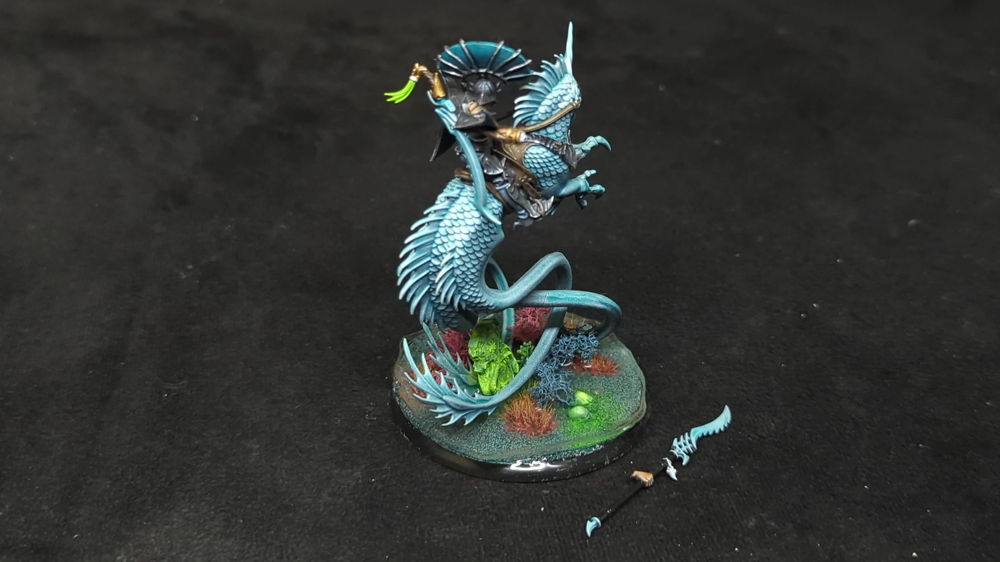 Age of Sigmar Idoneth Deepkin Akhelian King x1 Painted - Image 2