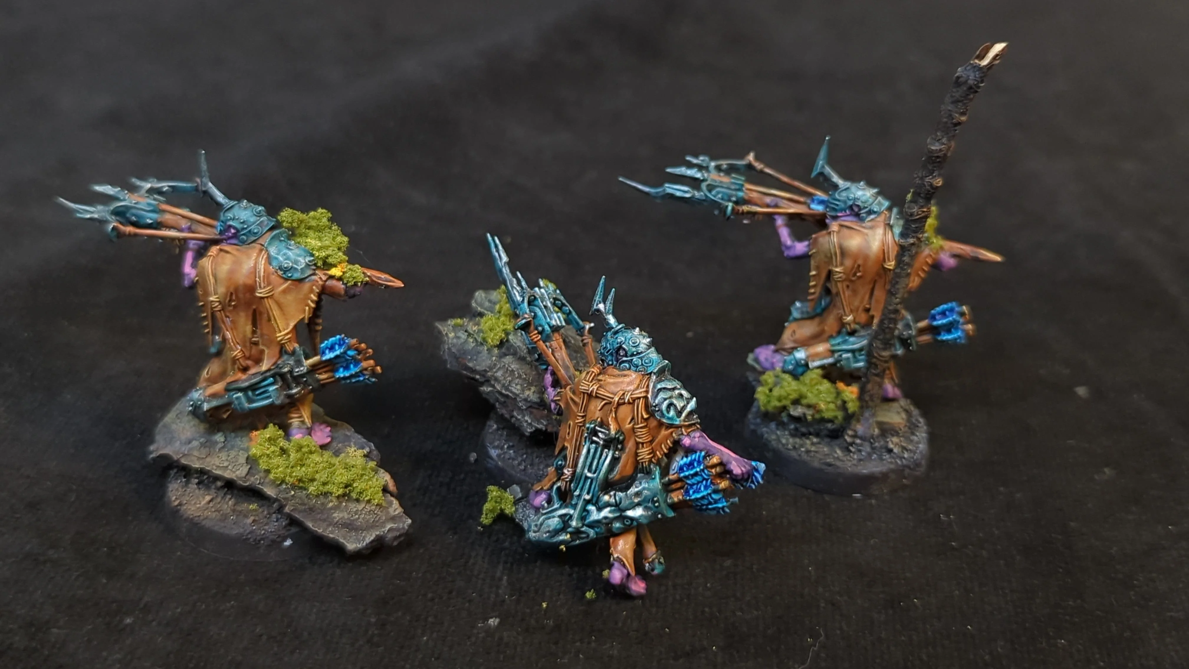 Age of Sigmar Orruk Warclans Man-Skewer Boltboyz x3 Painted - Image 2
