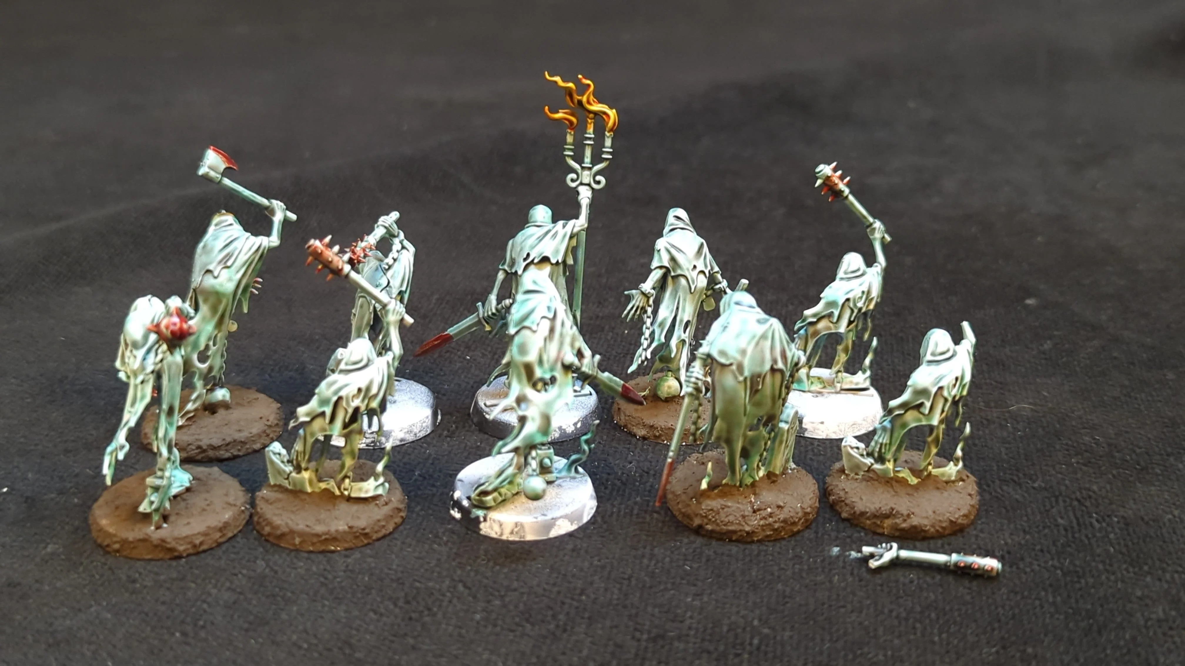 Age of Sigmar Nighthaunt Easy to Build Chainrasp Hordes x10 Painted - Image 2
