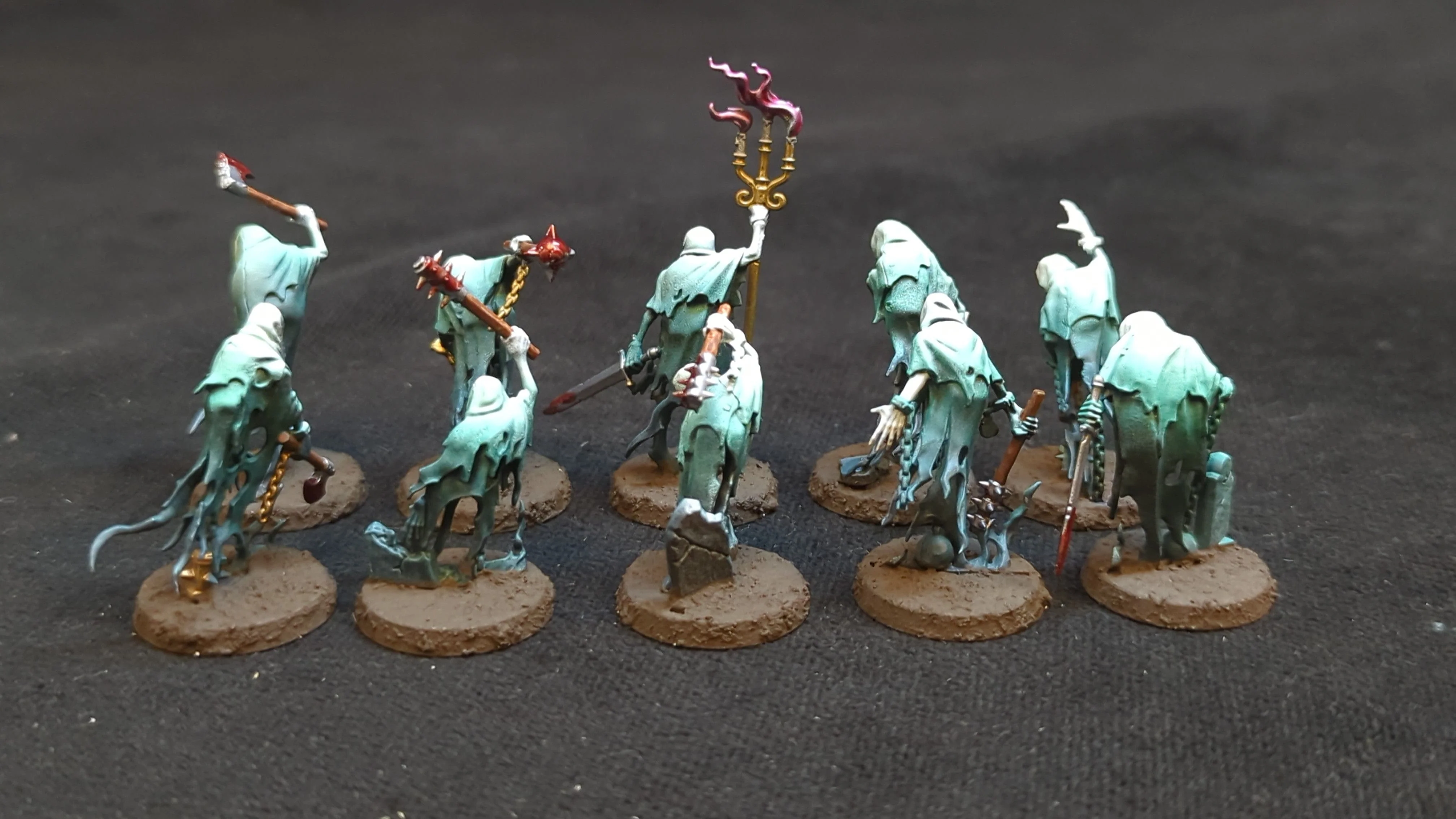 Age of Sigmar Nighthaunt Easy to Build Chainrasp Hordes x10 Painted - Image 2