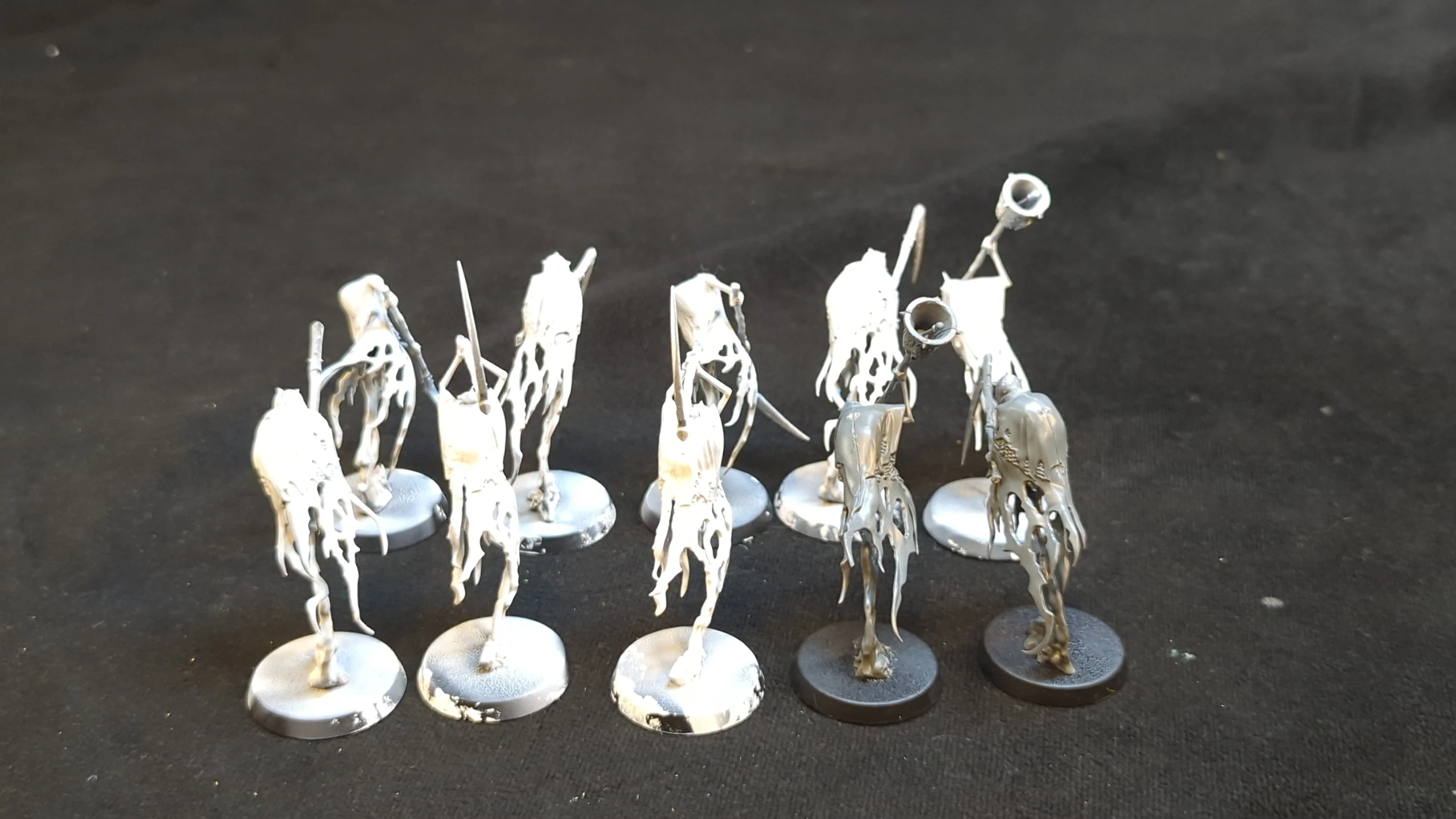 Age of Sigmar Nighthaunt Grimghast Reapers x10 Painted - Image 2