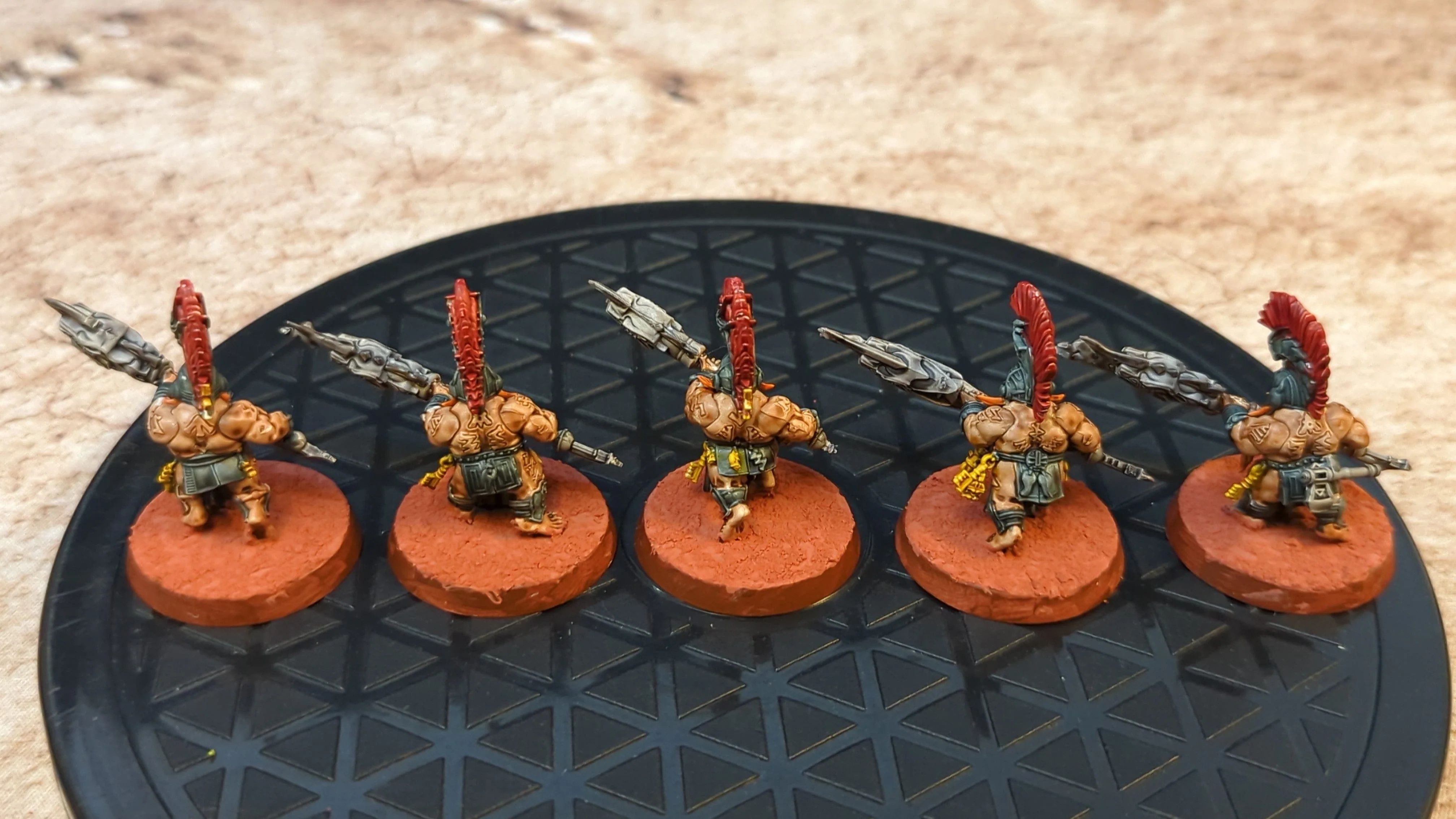 Age of Sigmar Fyreslayers Auric Hearthguard x5 Painted - Image 2