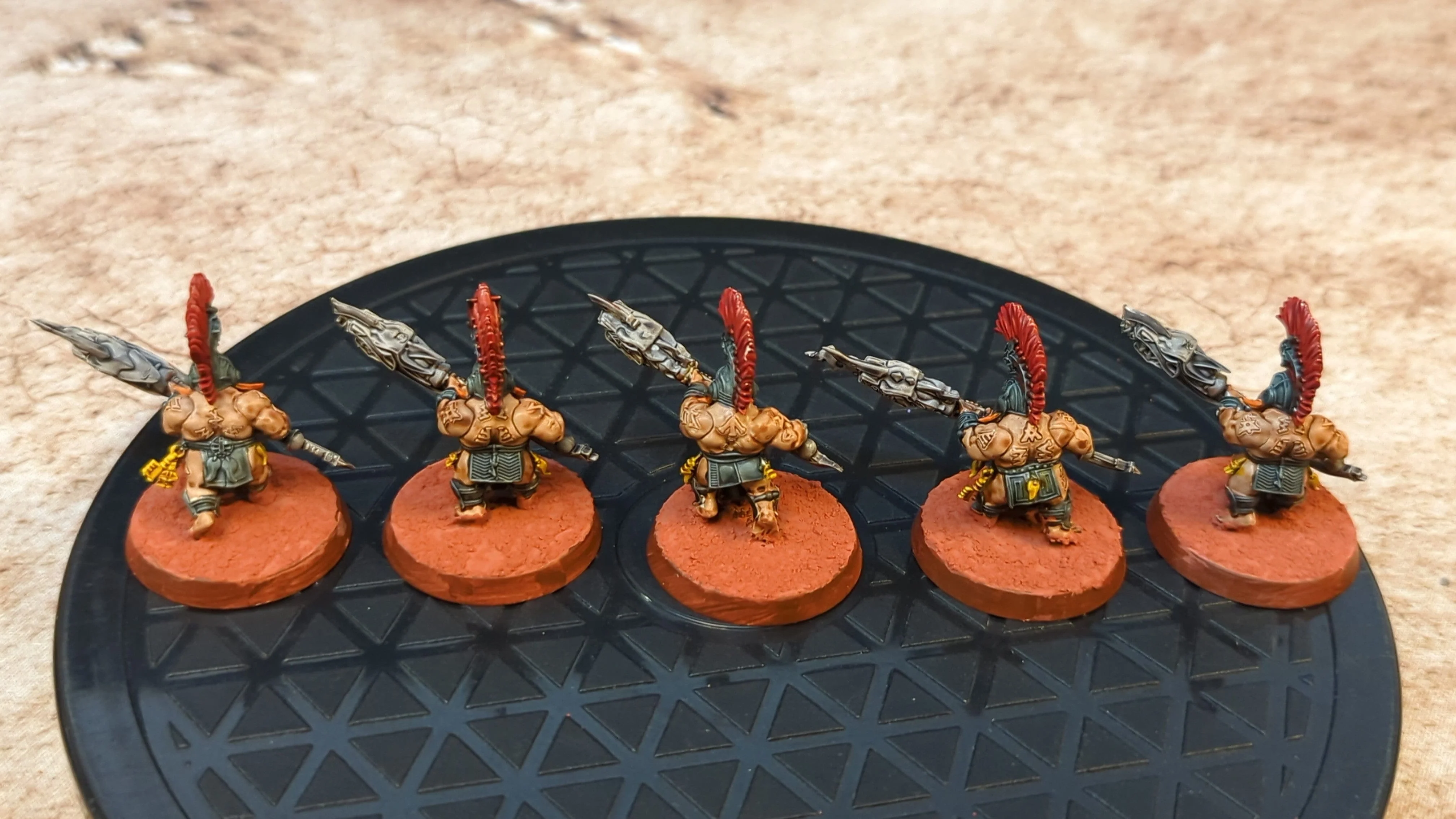 Age of Sigmar Fyreslayers Auric Hearthguard x5 Painted - Image 2