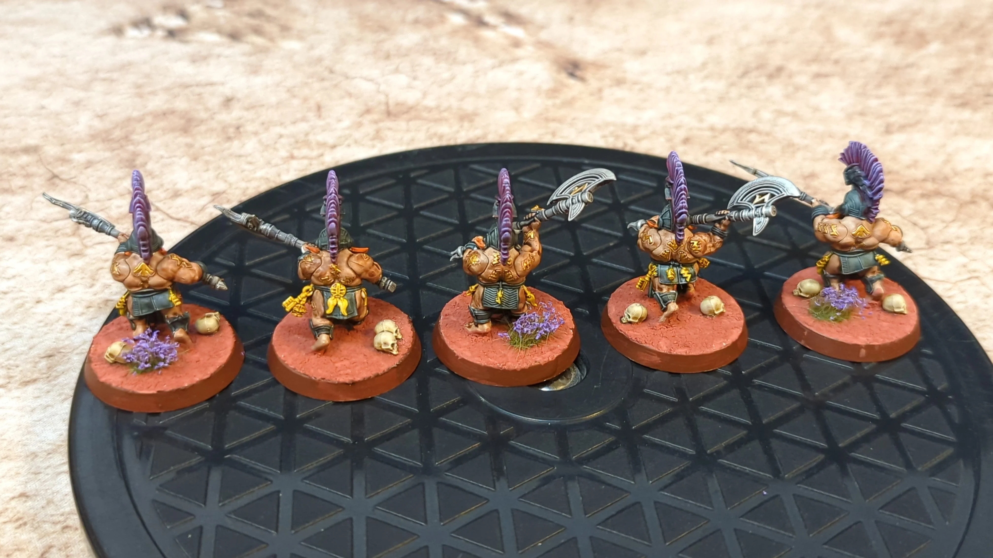 Age of Sigmar Fyreslayers Hearthguard Berzerkers x5 Painted - Image 2