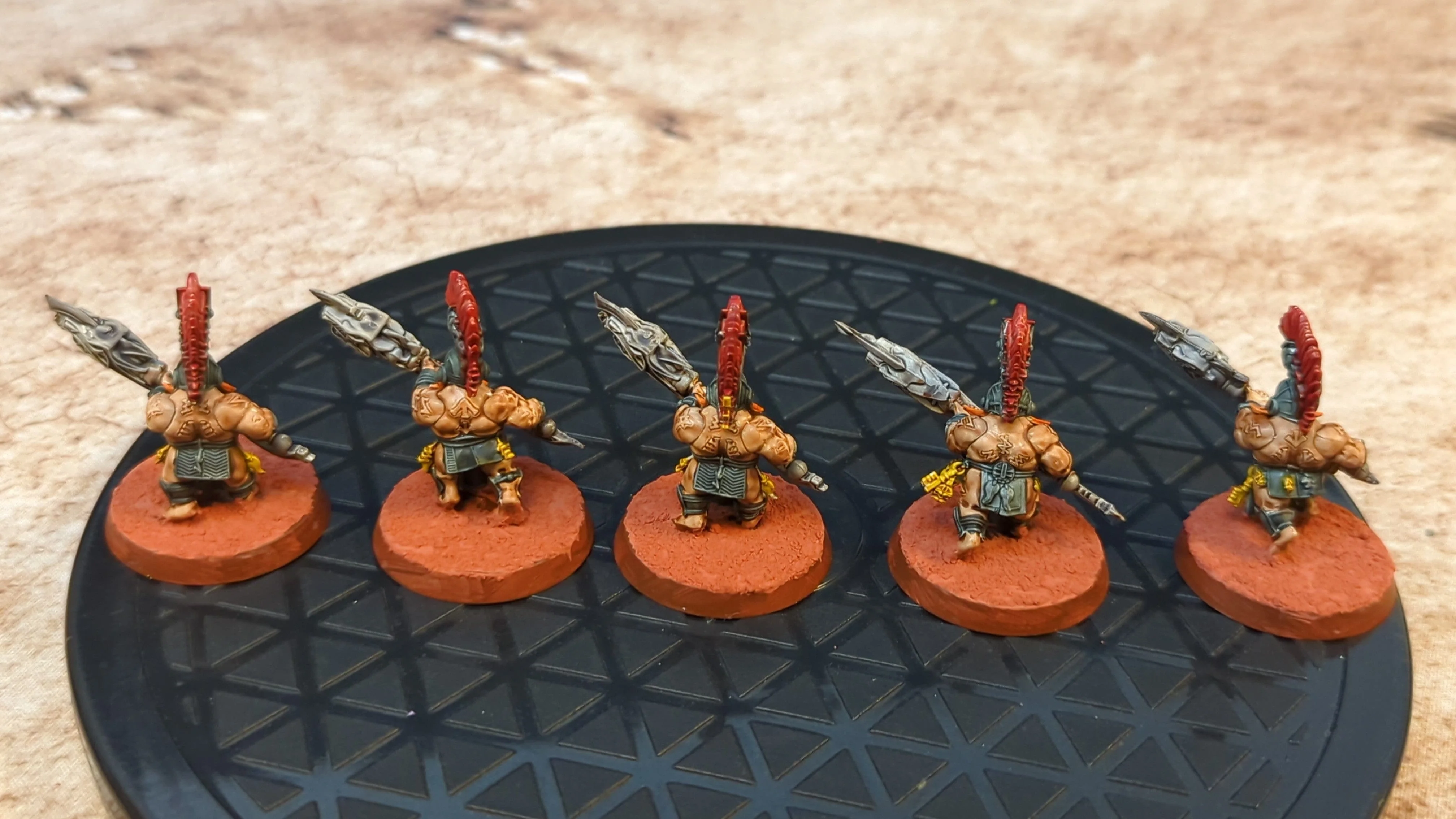 Age of Sigmar Fyreslayers Auric Hearthguard x5 Painted - Image 2