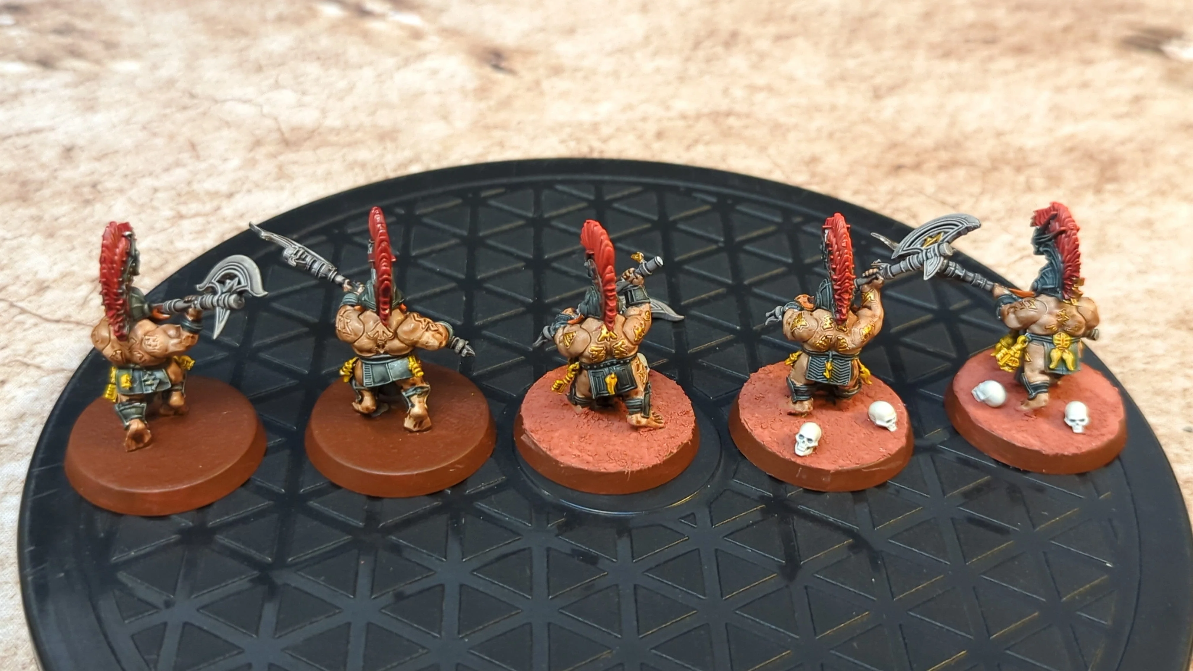 Age of Sigmar Fyreslayers Hearthguard Berzerkers x5 Painted - Image 2