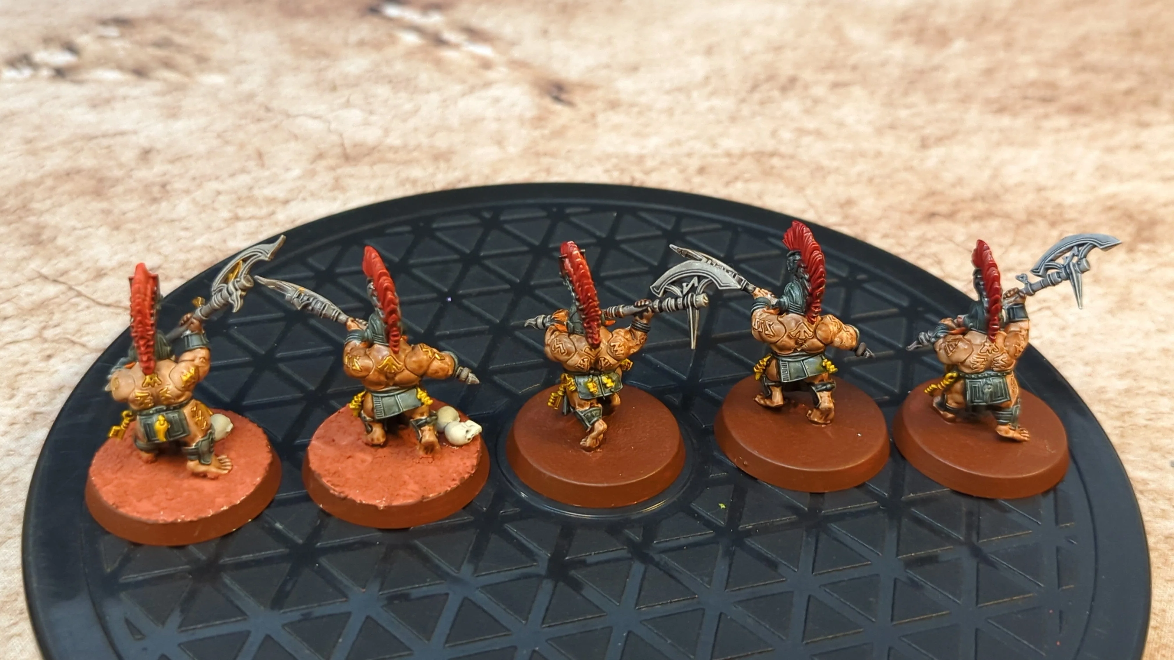 Age of Sigmar Fyreslayers Hearthguard Berzerkers x5 Painted - Image 2