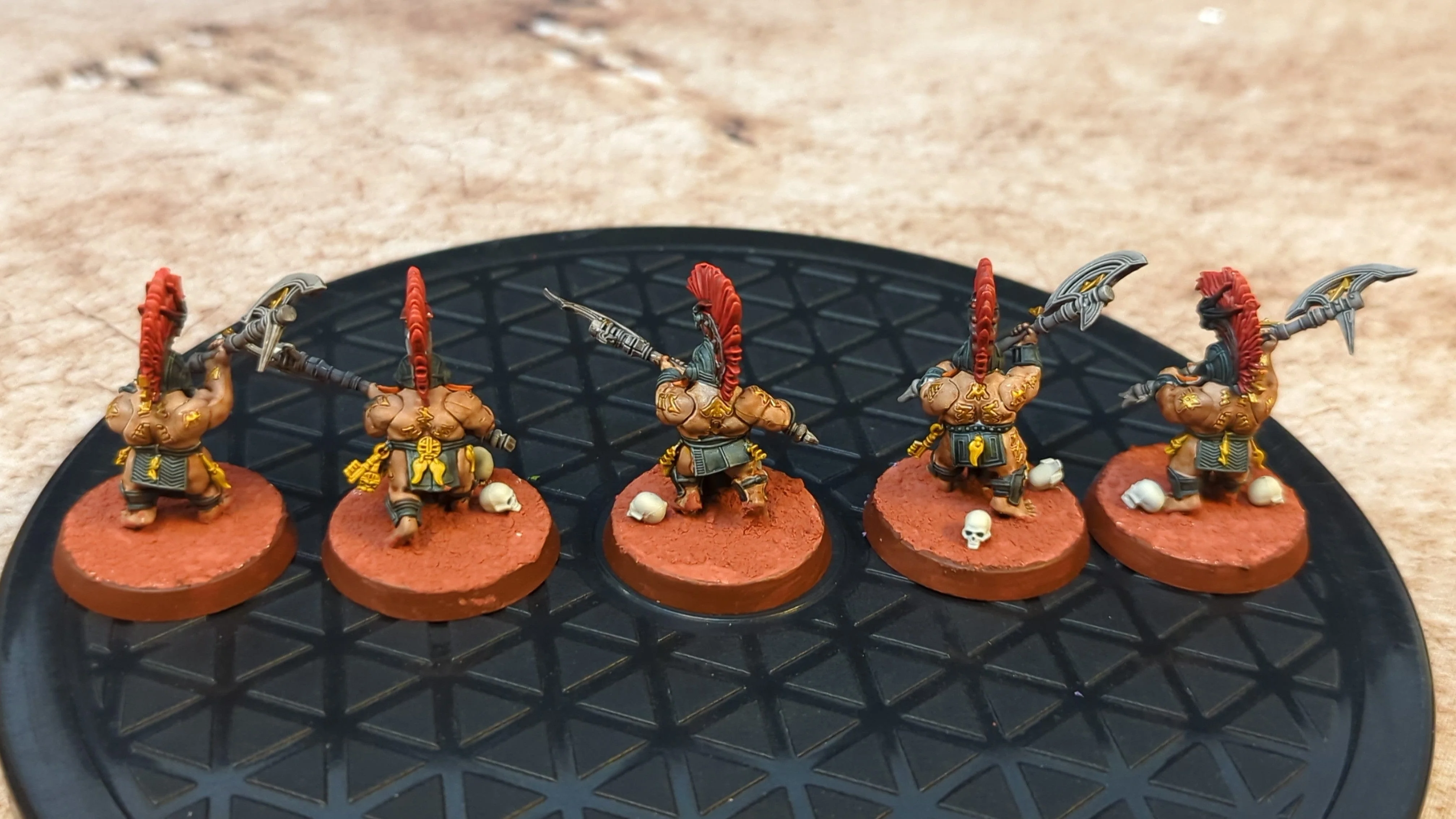 Age of Sigmar Fyreslayers Hearthguard Berzerkers x5 Painted - Image 2