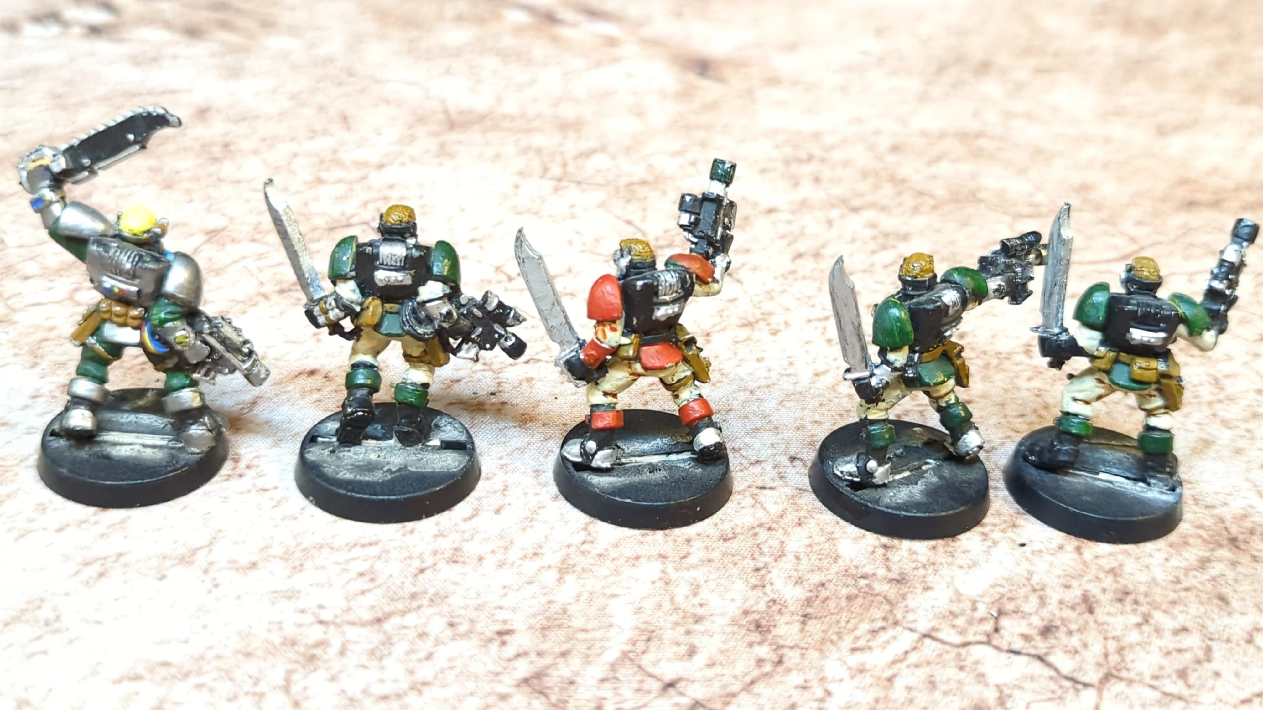 Warhammer 40k Space Marines Scout Squad (OOP Metal) x5 - Image 2