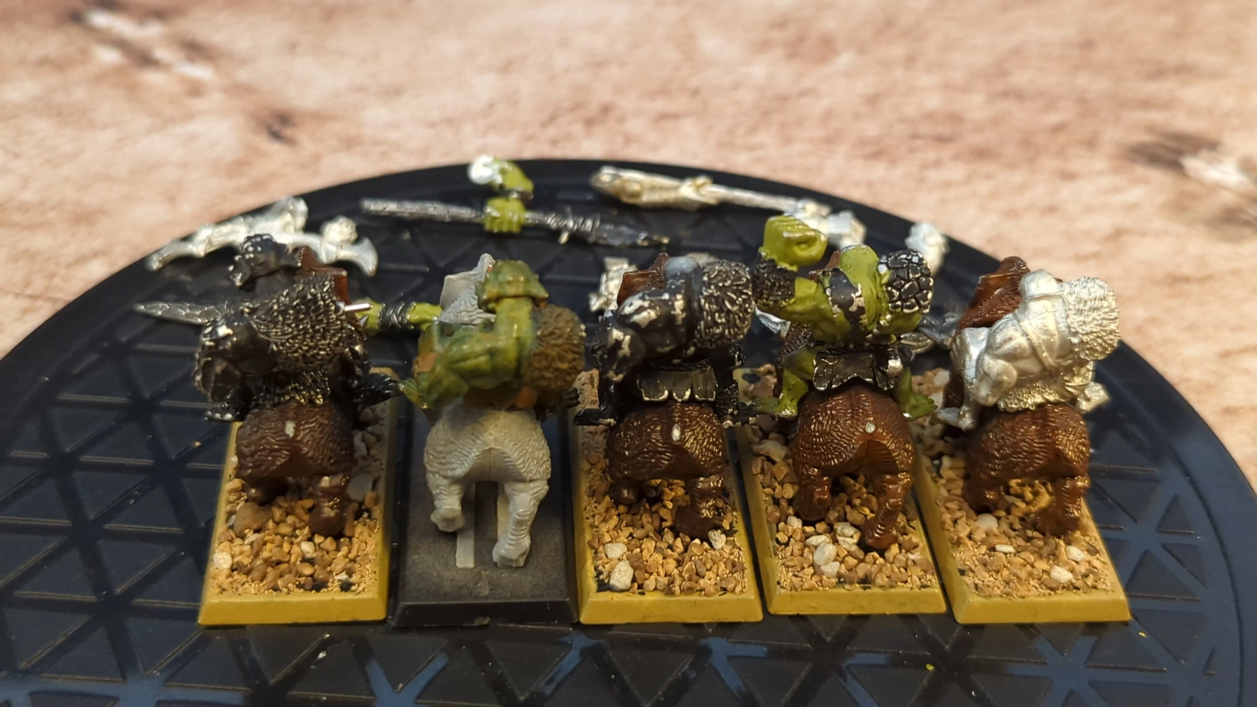 The Old World Warhammer old world Savage orc boar boyz (oop metal) x5 - Image 2