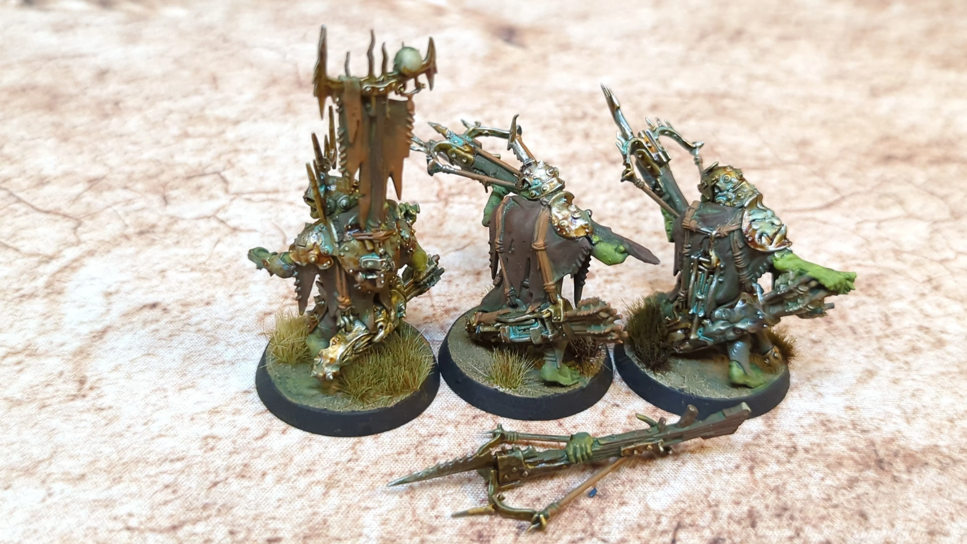 Age of Sigmar Orruk Warclans Man-Skewer Boltboyz x3 Painted - Image 2