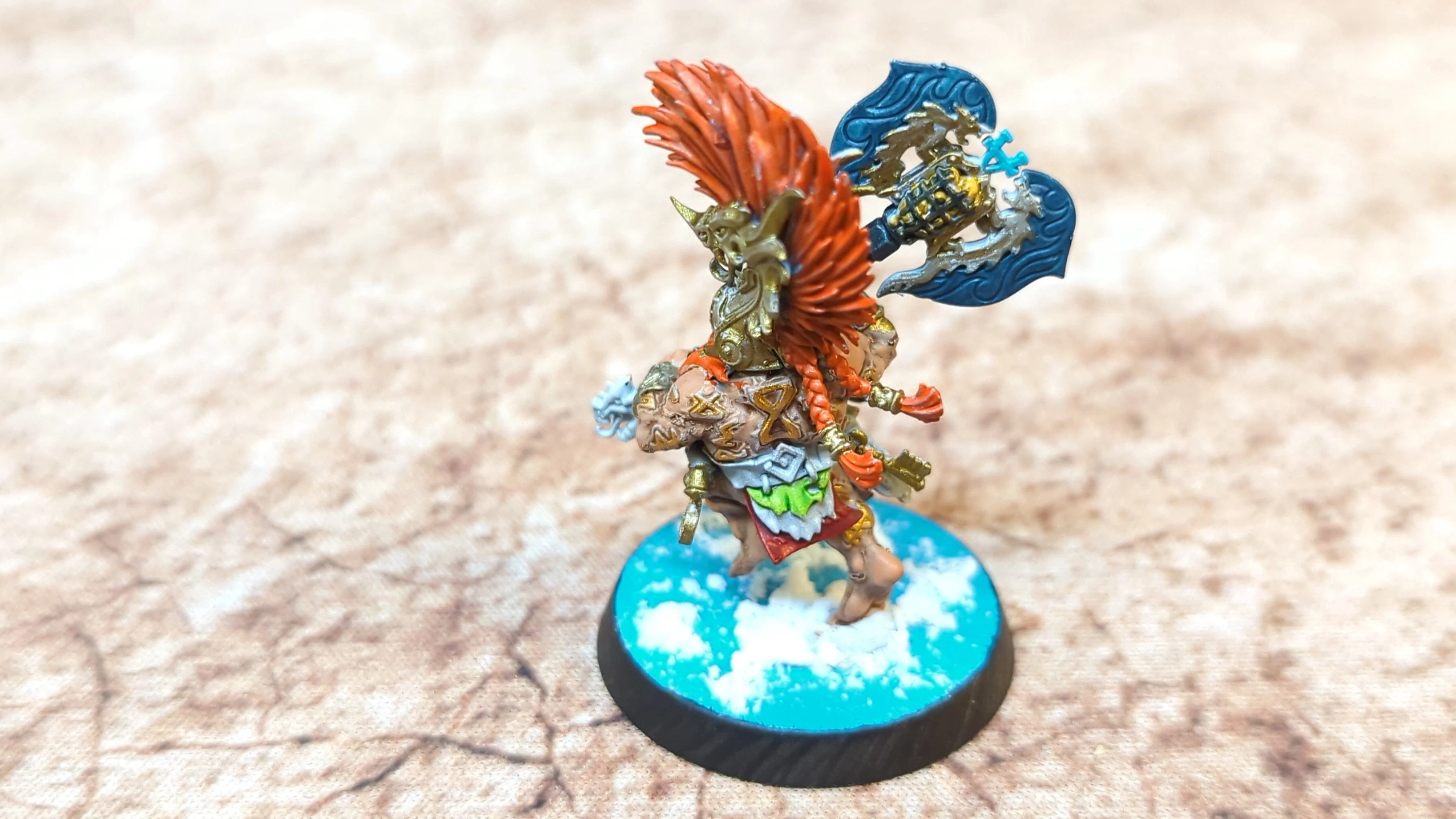 Age of Sigmar Fyreslayers Grimwrath Berzerker x1 Painted - Image 2