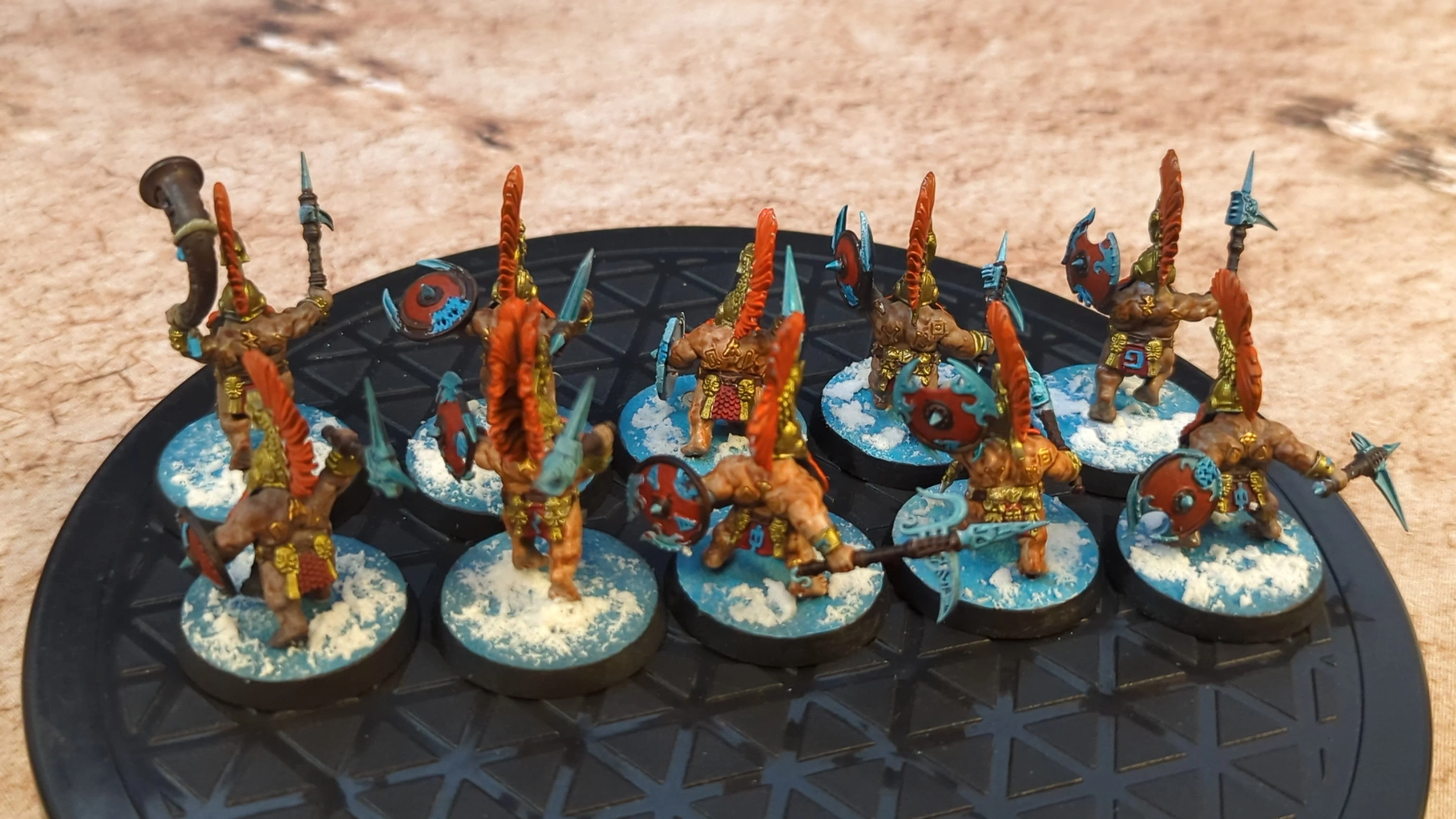 Age of Sigmar Fyreslayers Vulkite Berzerkers x10 Painted - Image 2