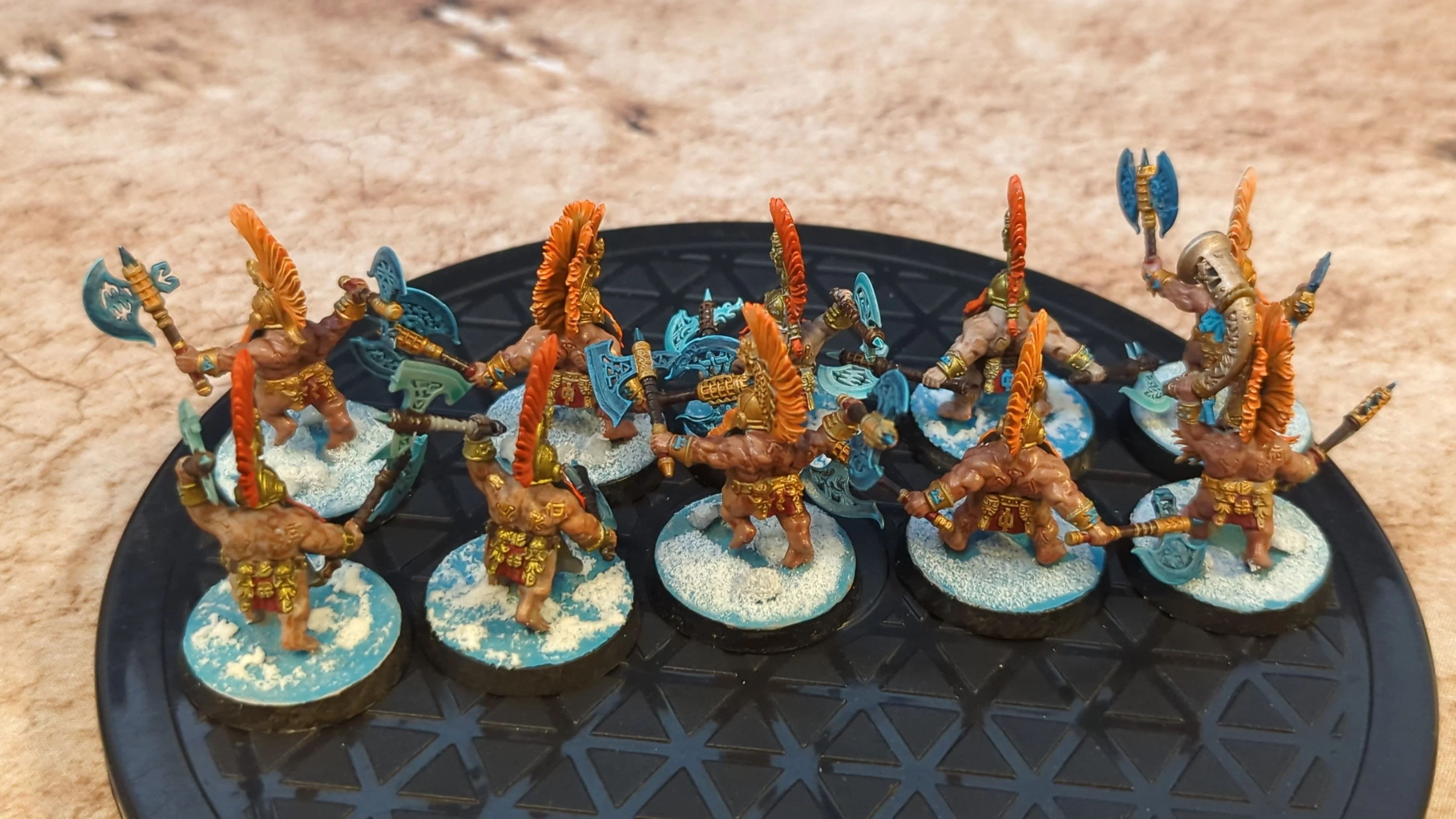 Age of Sigmar Fyreslayers Vulkite Berzerkers x10 Painted - Image 2