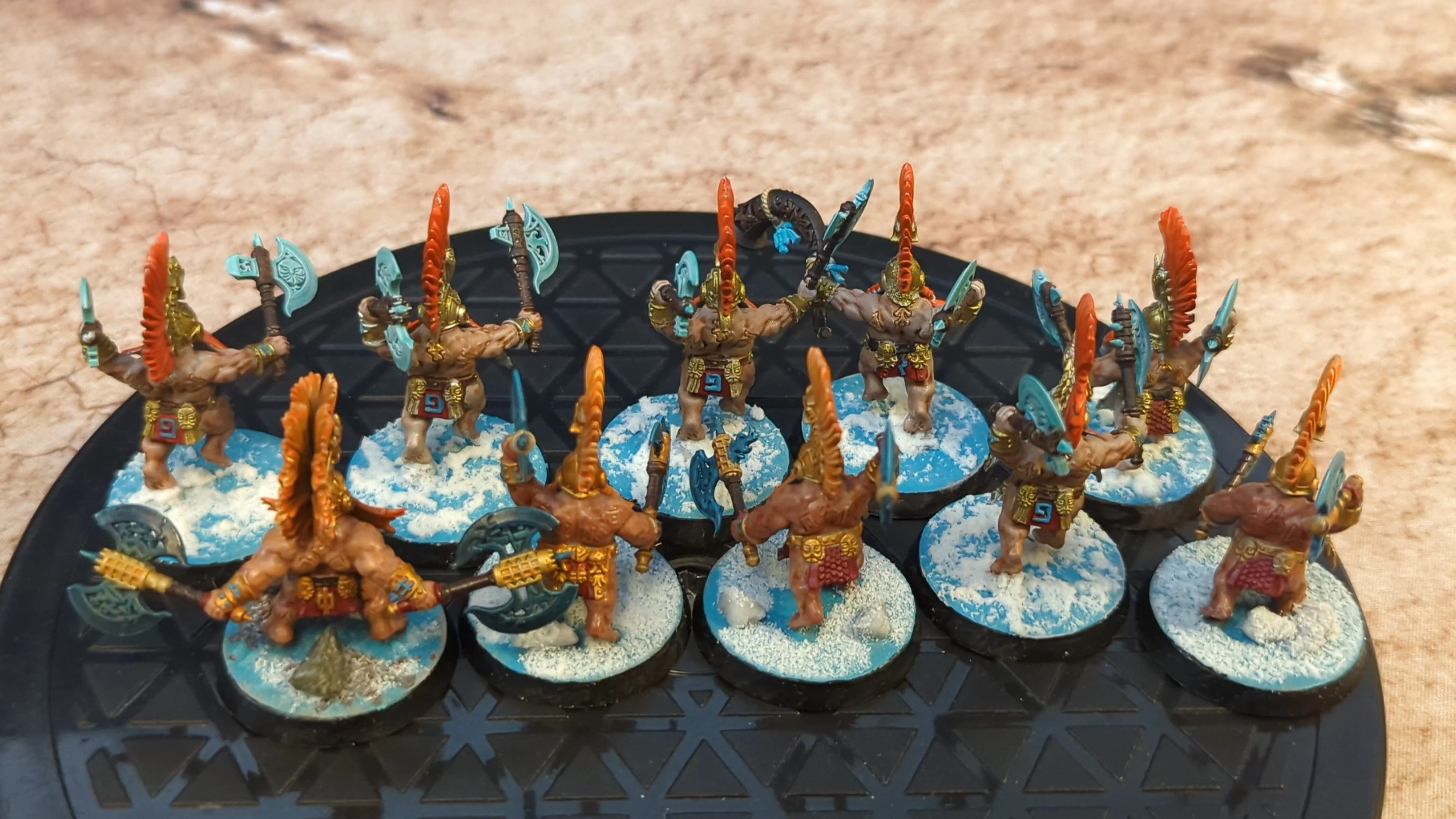 Age of Sigmar Fyreslayers Vulkite Berzerkers x10 Painted - Image 2