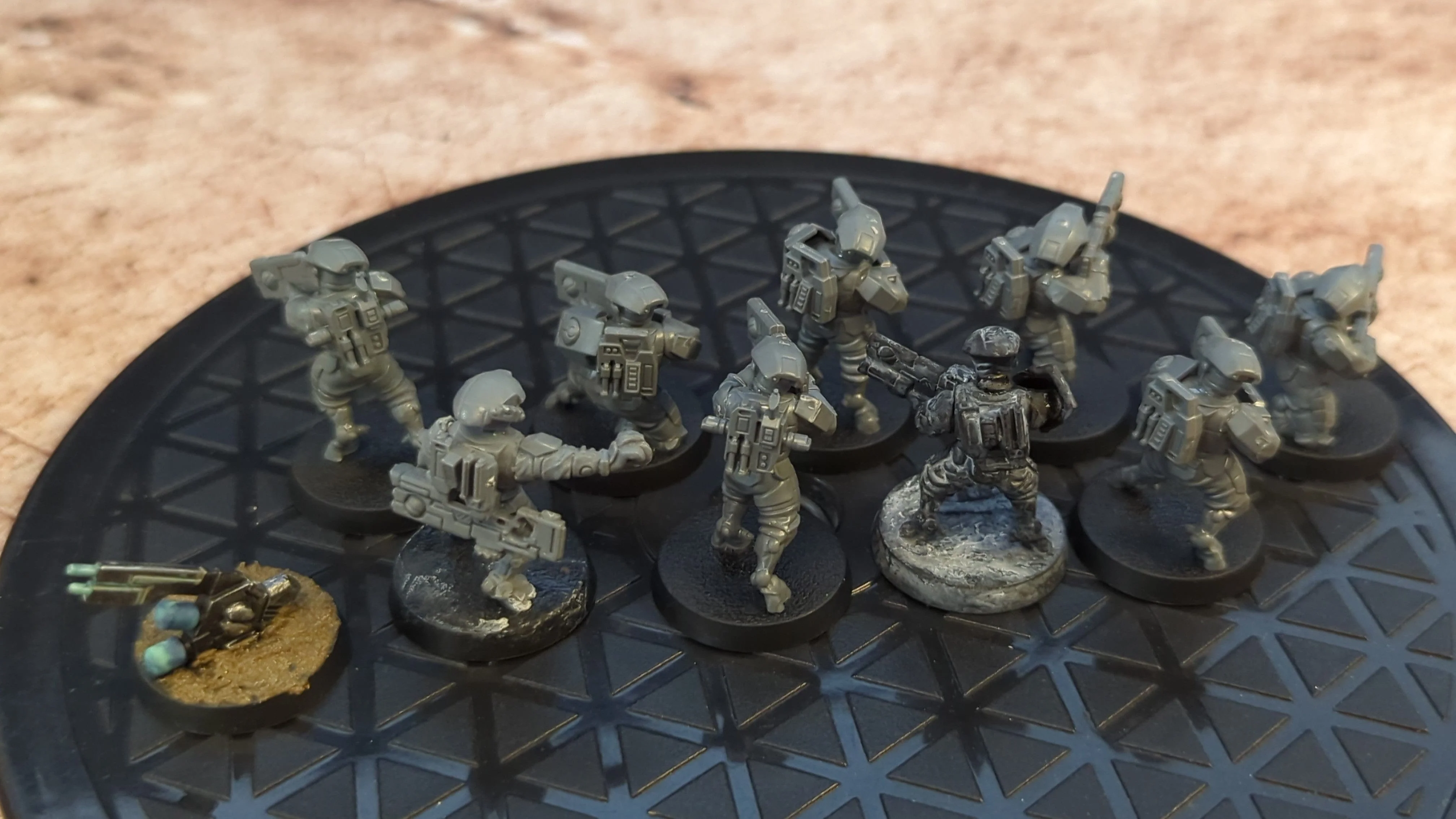 Warhammer 40k T'au Empire Fire Warriors / Breachers x9 - Image 2