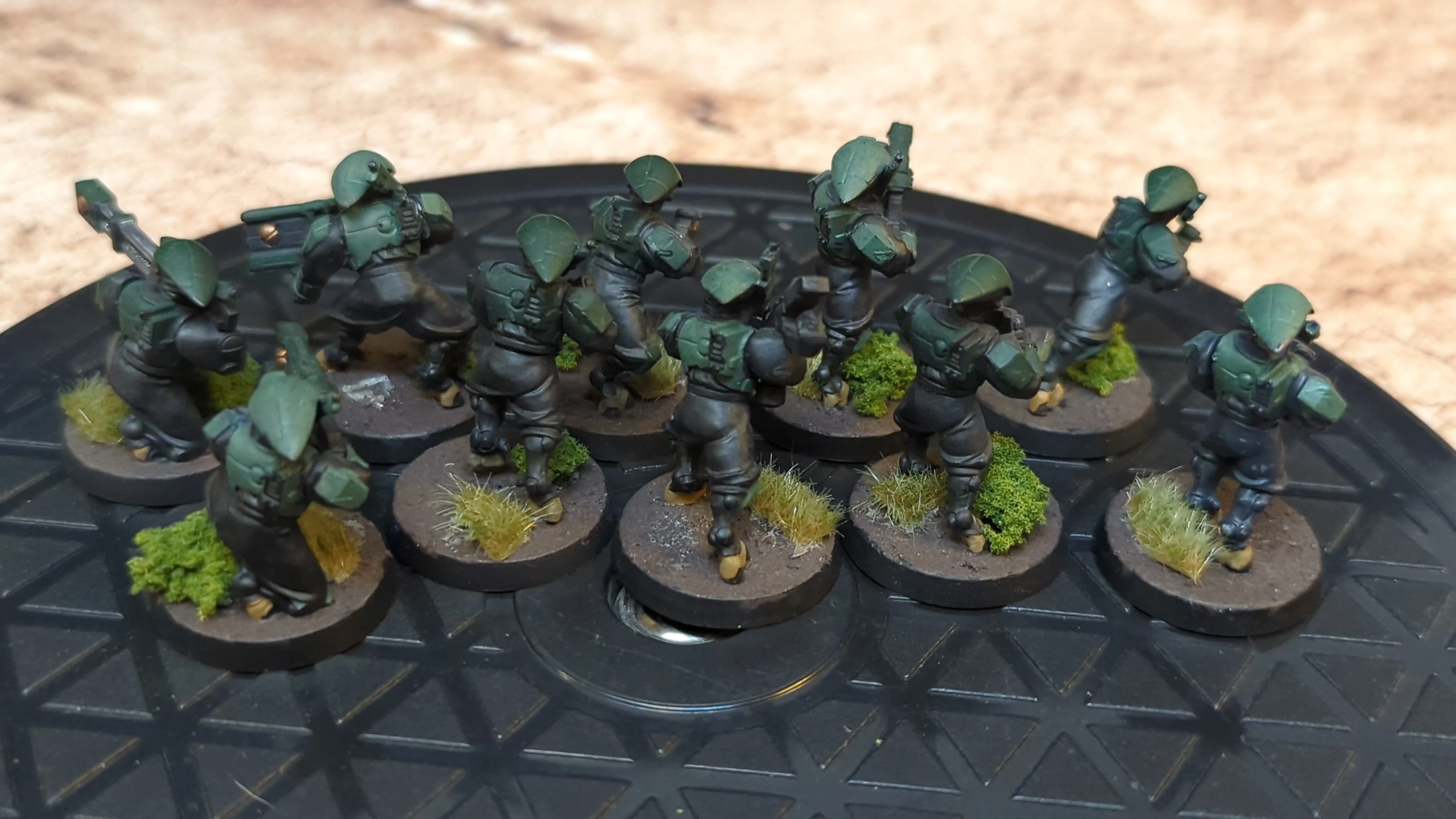 Warhammer 40k T'au Empire Fire Warriors / Breachers x10 Painted - Image 2