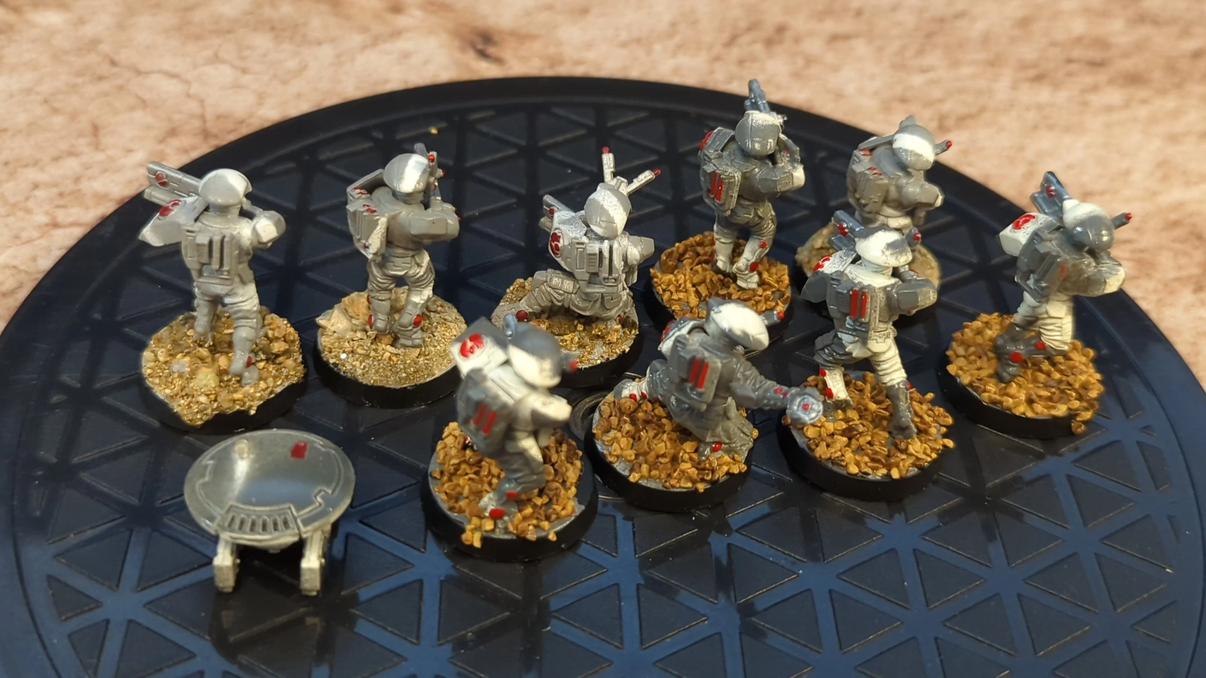 Warhammer 40k T'au Empire Fire Warriors / Breachers x9 - Image 2