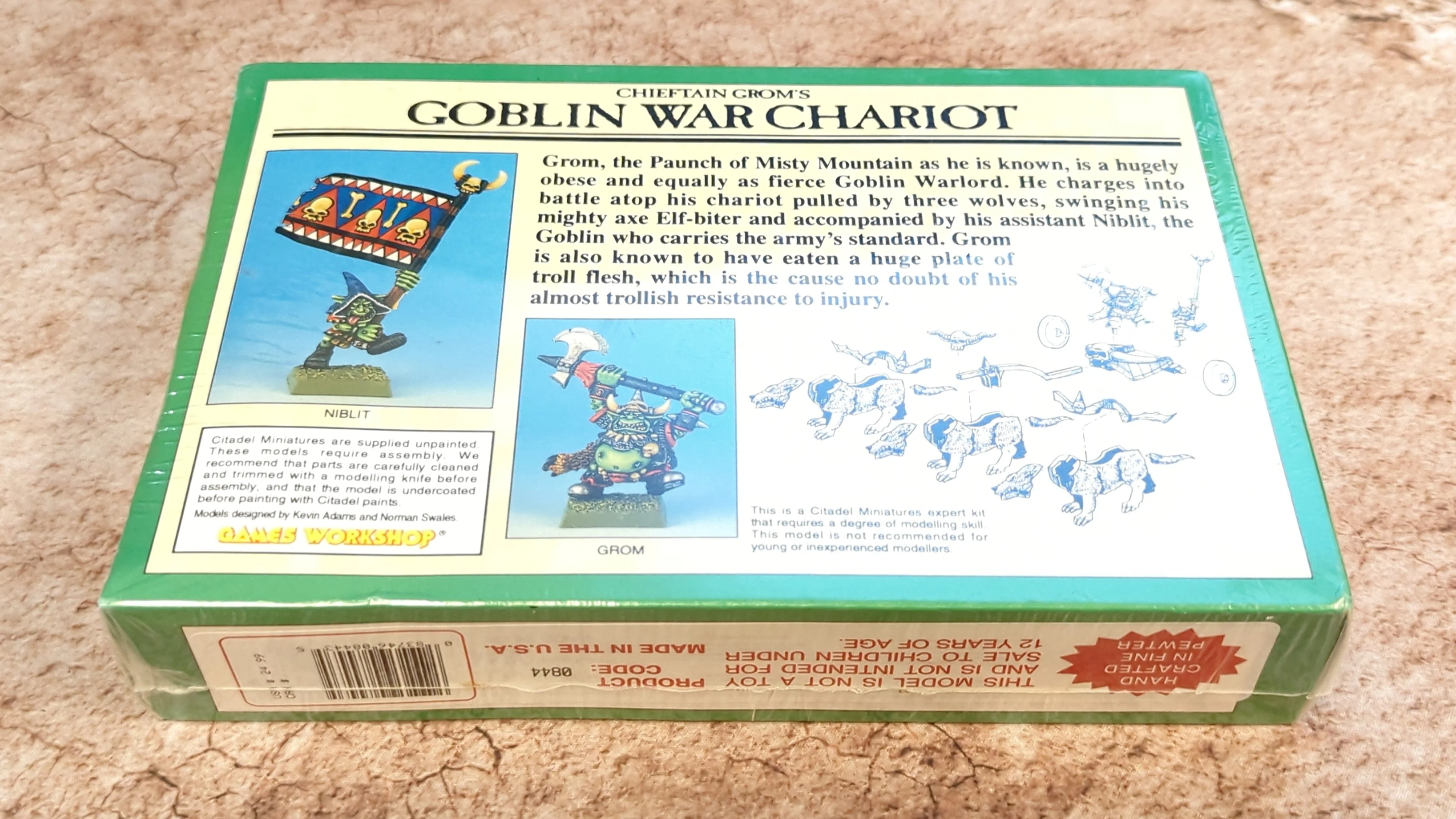 The Old World Chieftain Grom Goblin War Chariot x1 - Image 2