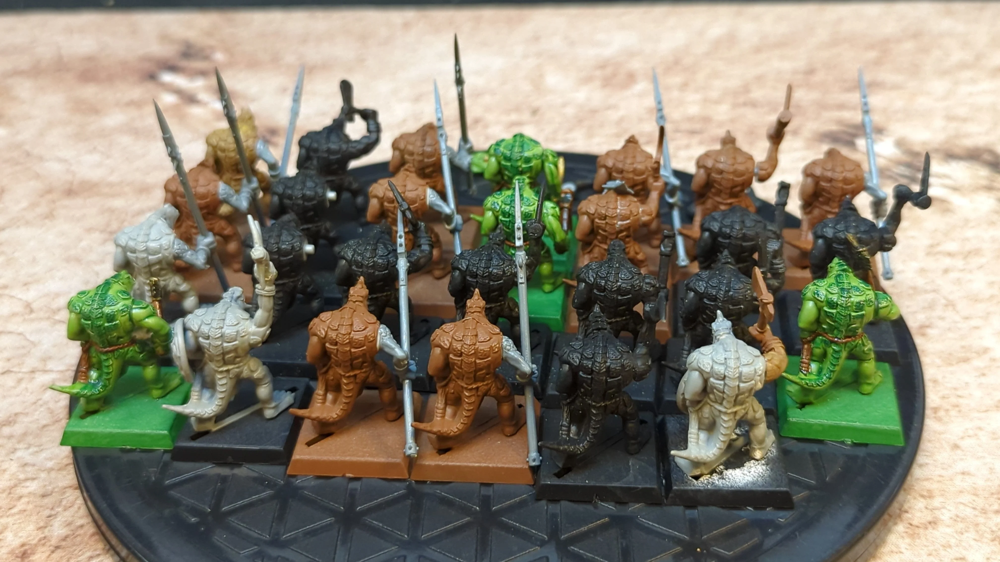 The Old World Lizardmen Saurus Warriors x27 - Image 2