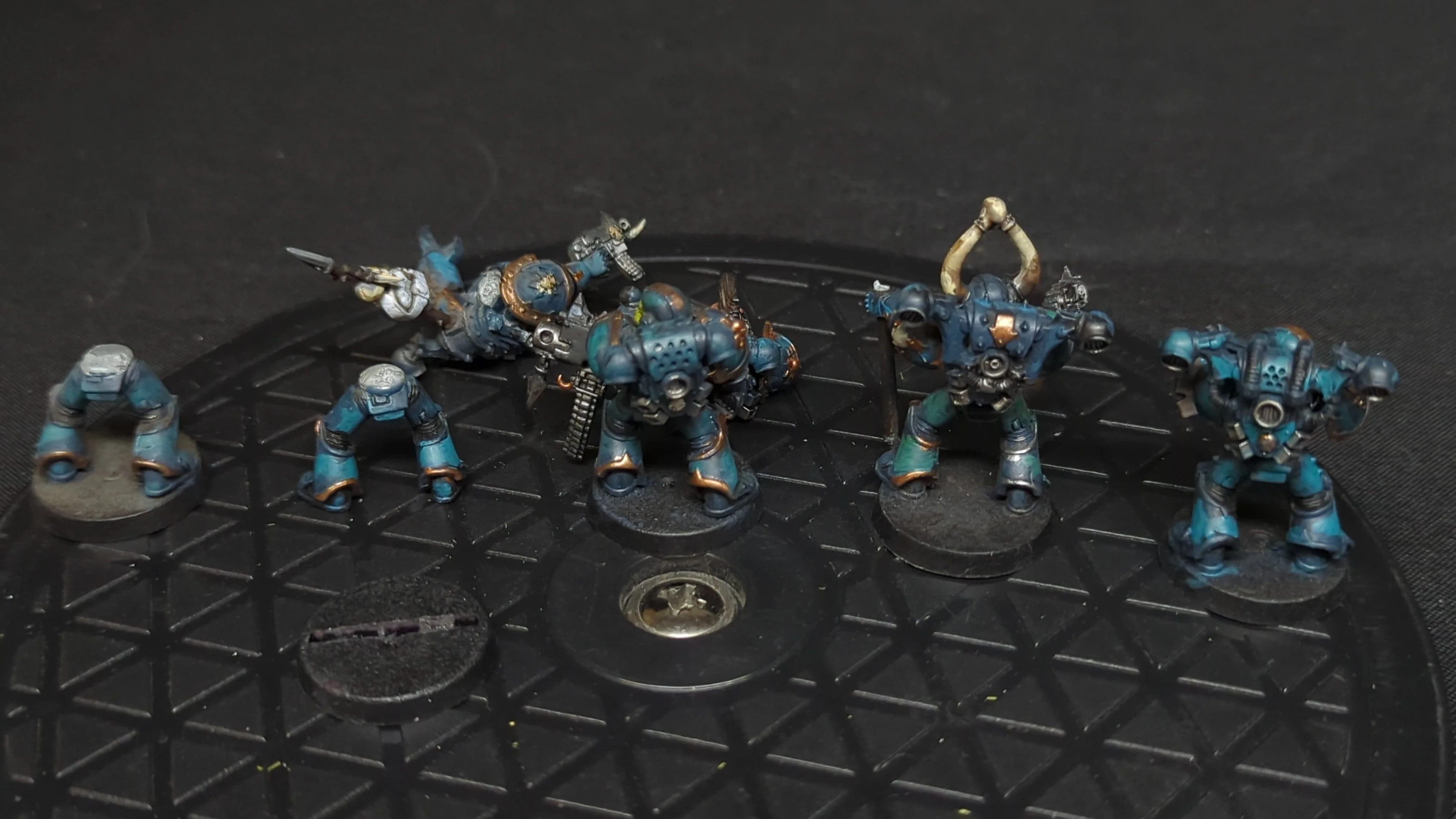 Warhammer 40k Chaos Space Marines Legionaries x5 - Image 2