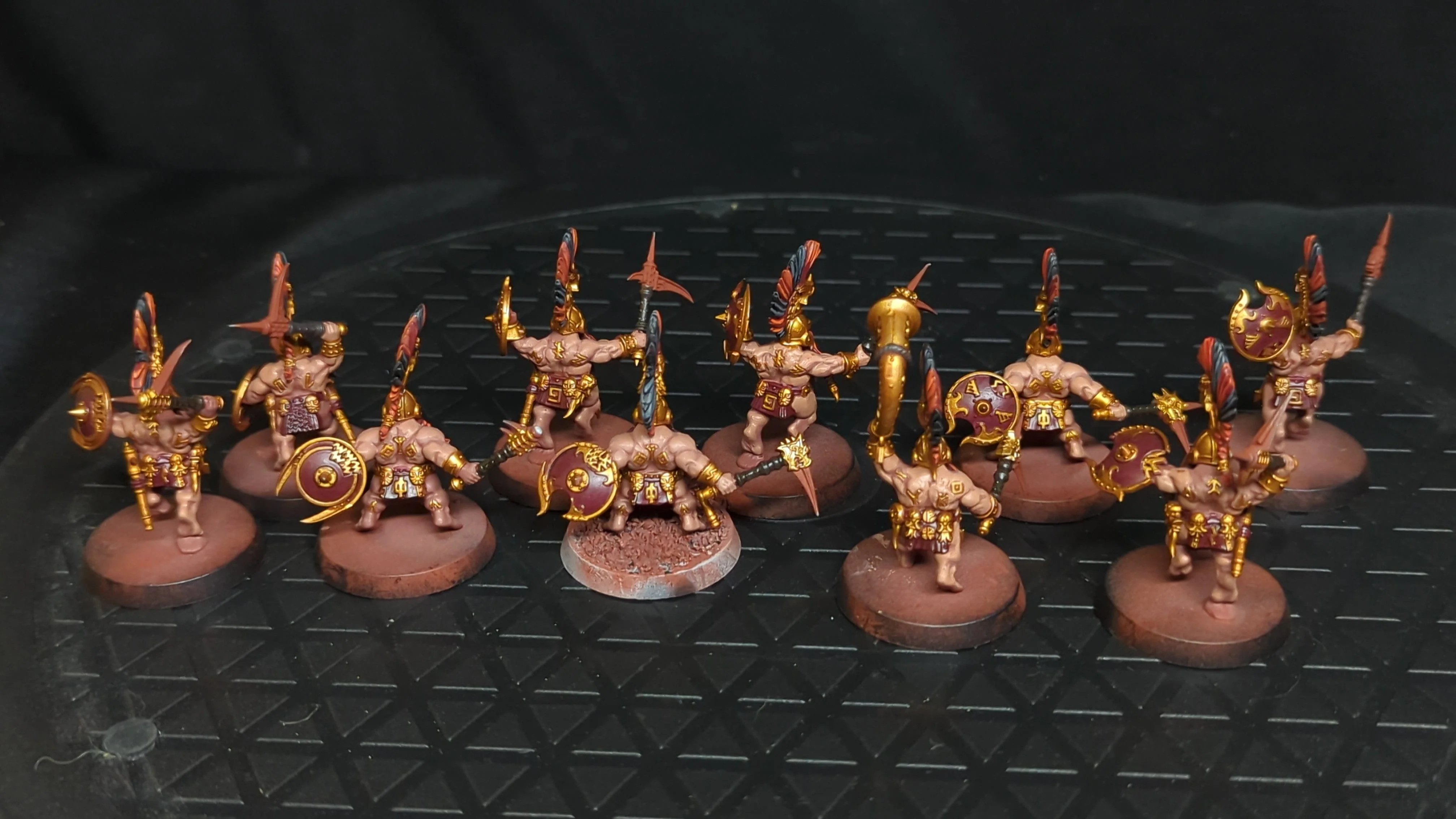 Age of Sigmar Fyreslayers Vulkite Berzerkers x10 Painted - Image 2