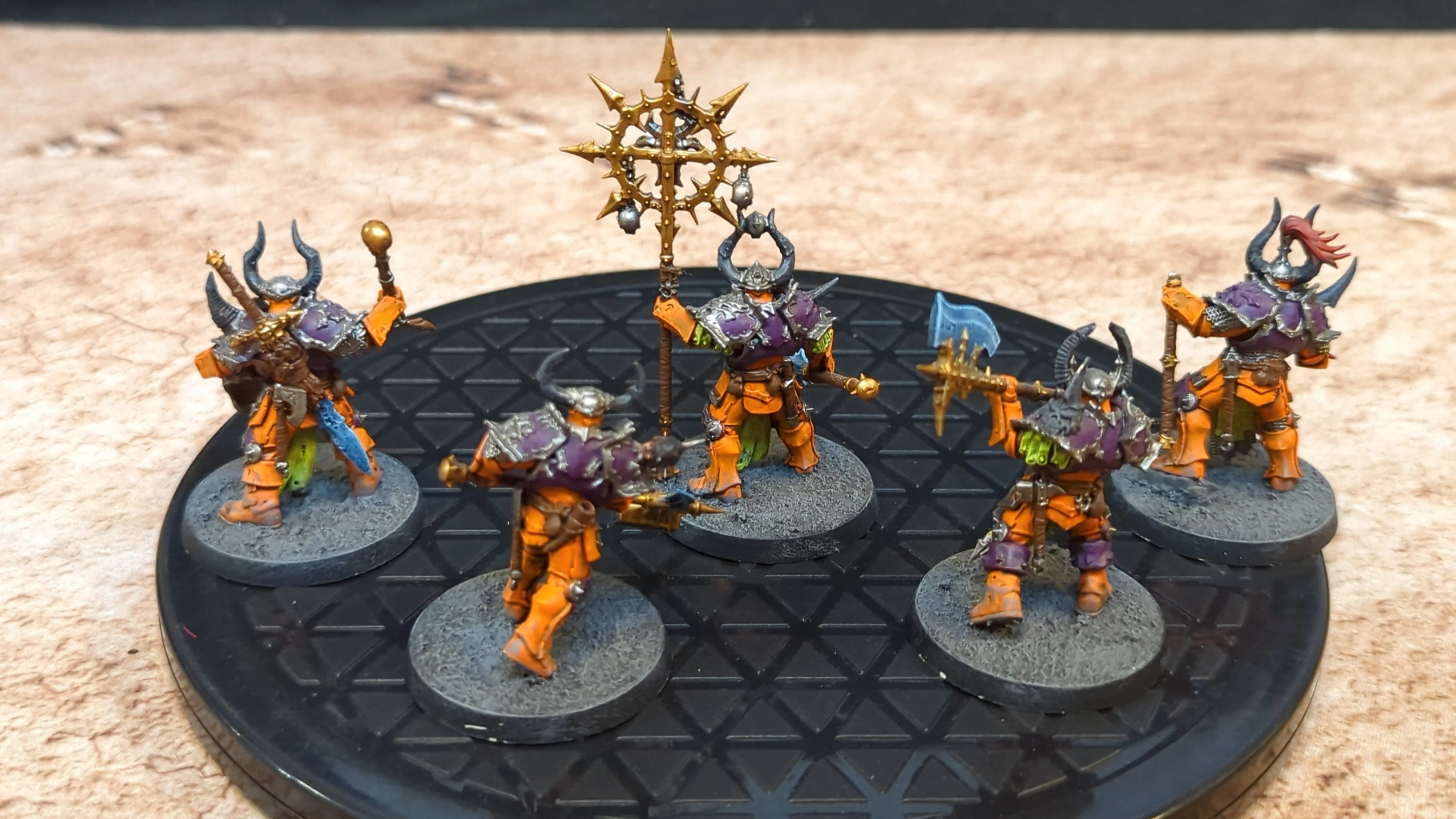 Age of Sigmar Slaves to Darkness Chaos Chosen x5 Painted - Image 2