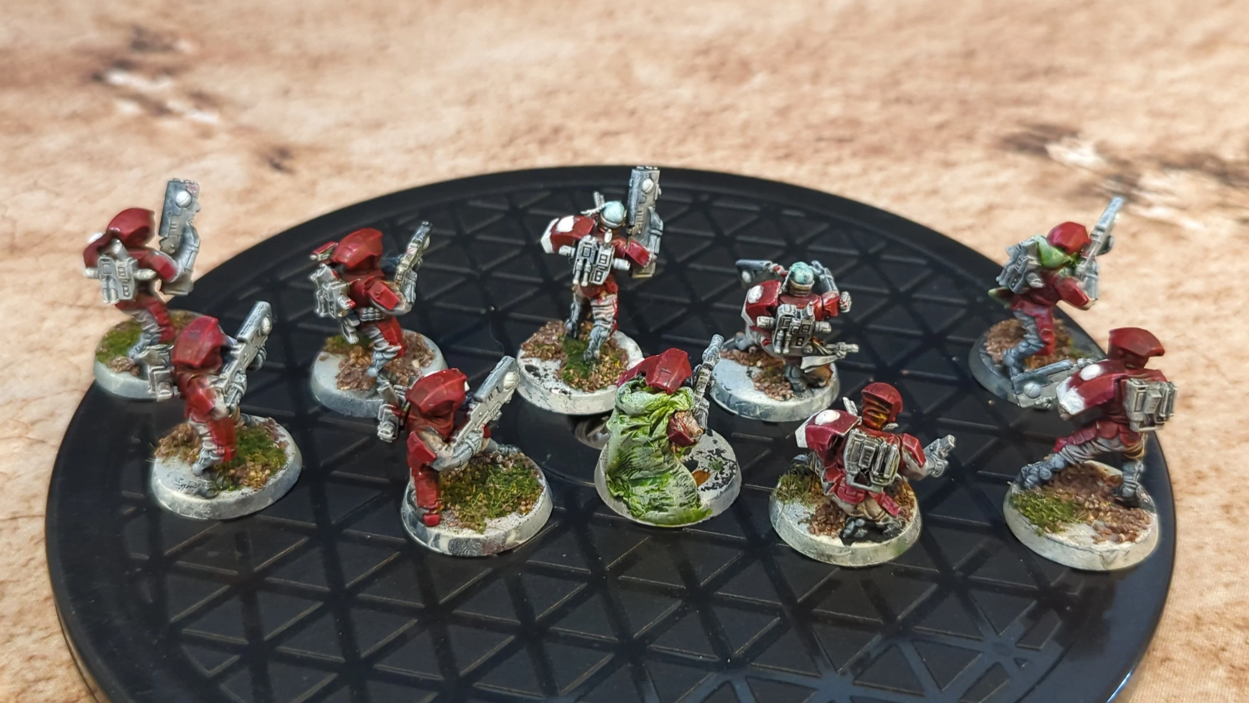 Warhammer 40k T'au Empire Fire Warriors / Breachers x10 Painted - Image 2