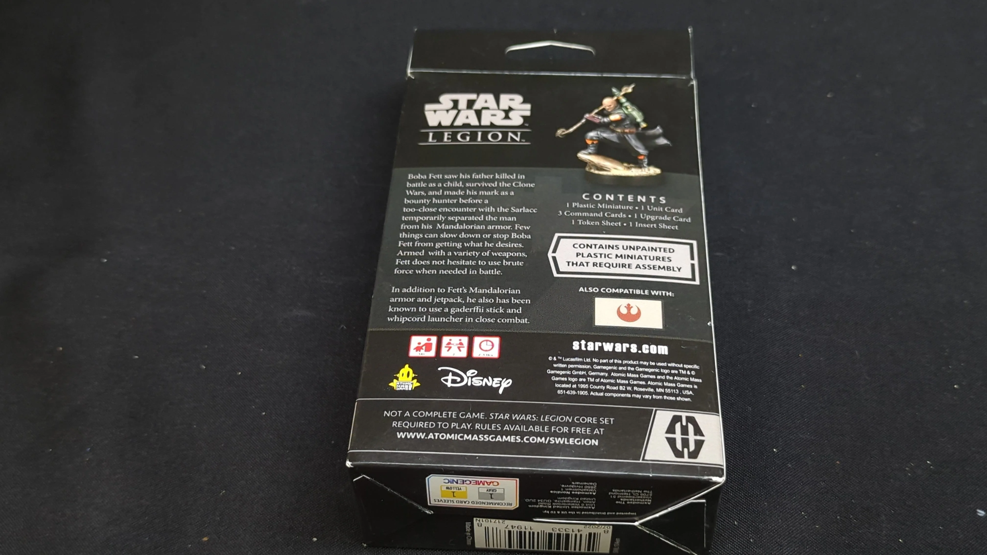 Star Wars Legion Star war Legion Bobba Fett x1 - Image 2