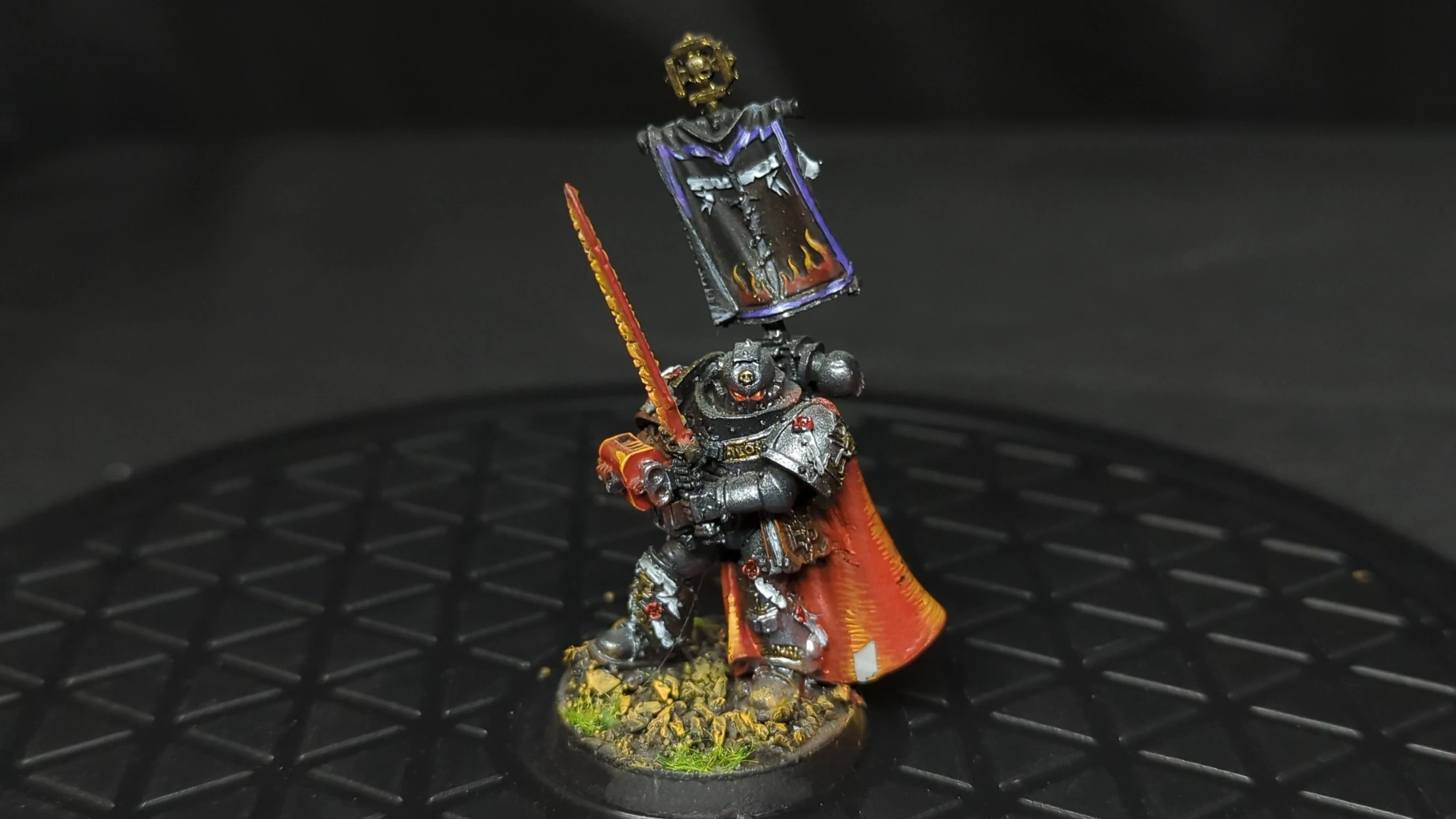 Warhammer 40k Grey Knights Castellan Crowe (finecast) x1 Painted