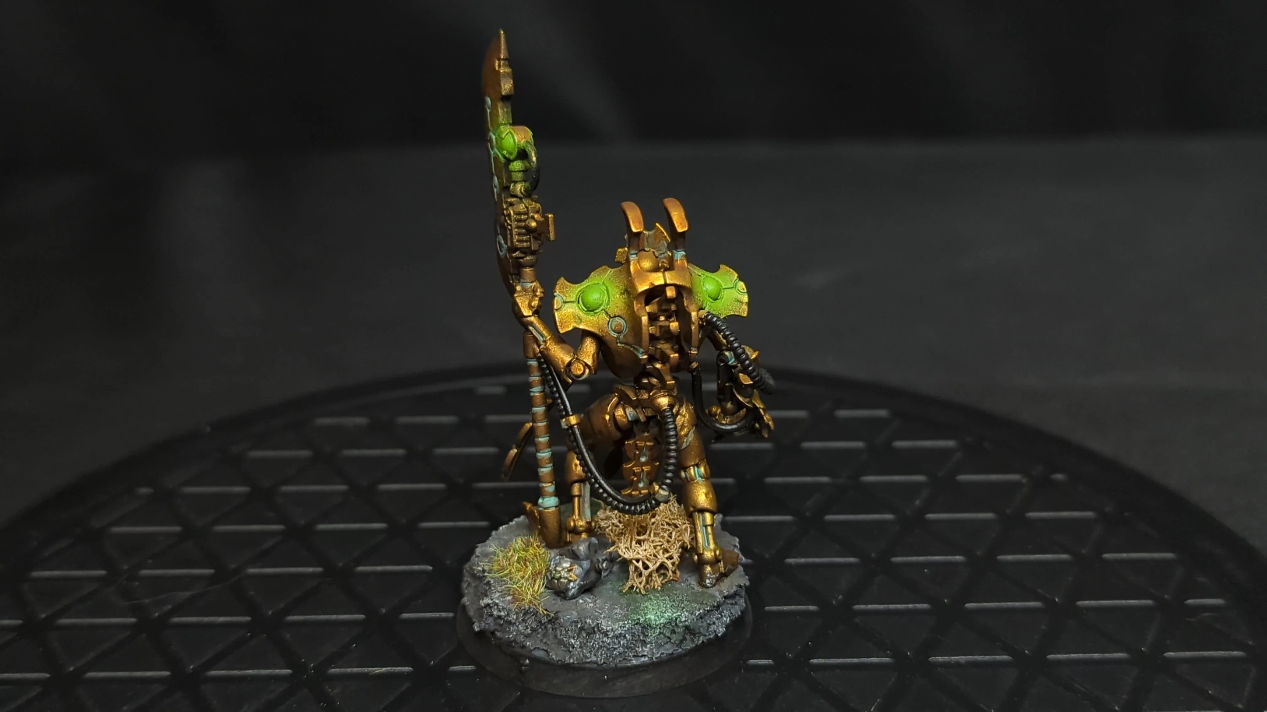 Warhammer 40k Necrons Overlord with Tachyon Arrow x1 Painted - Image 2