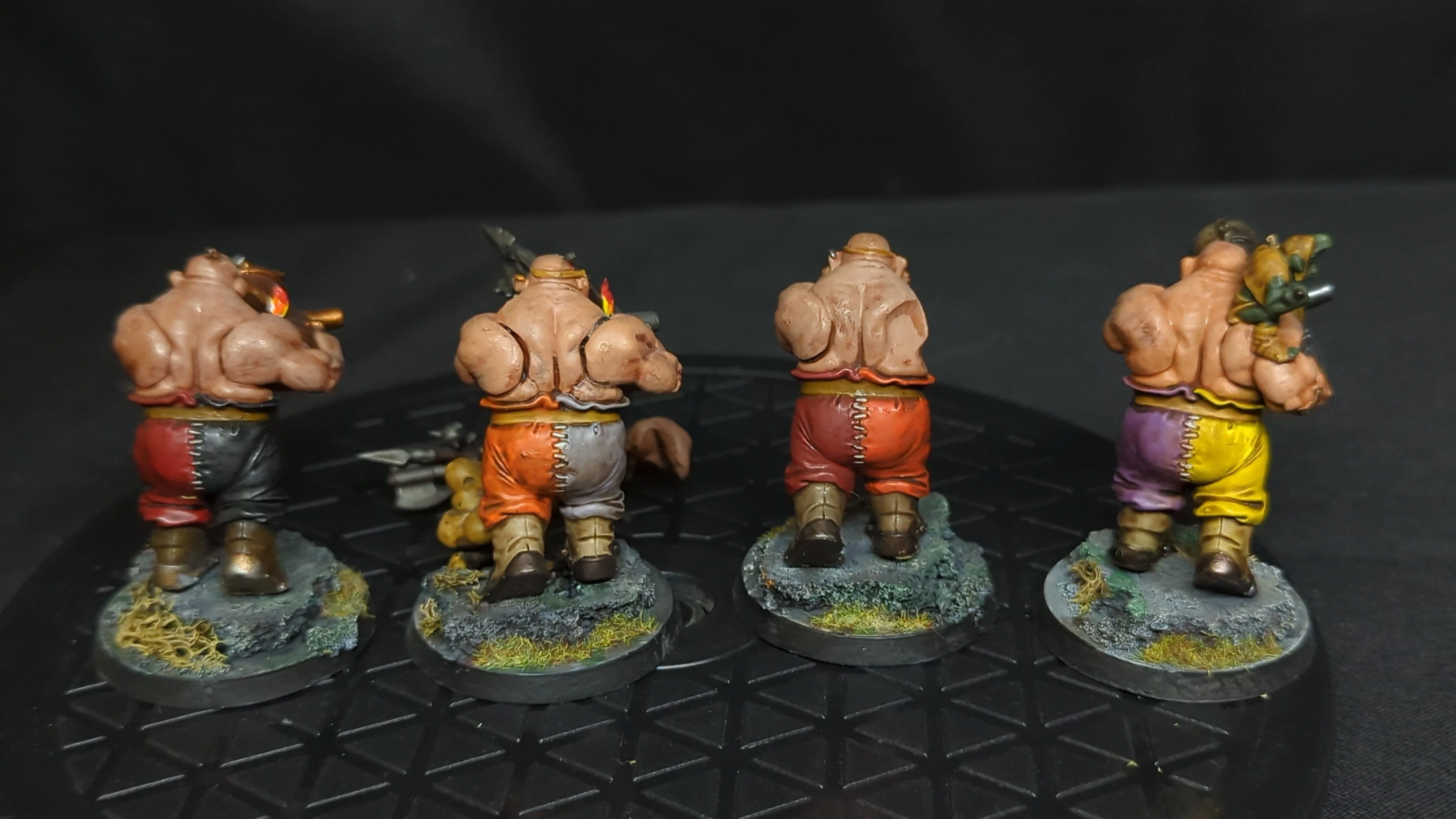 Age of Sigmar Ogor Mawtribes Leadbelchers x4 Painted - Image 2