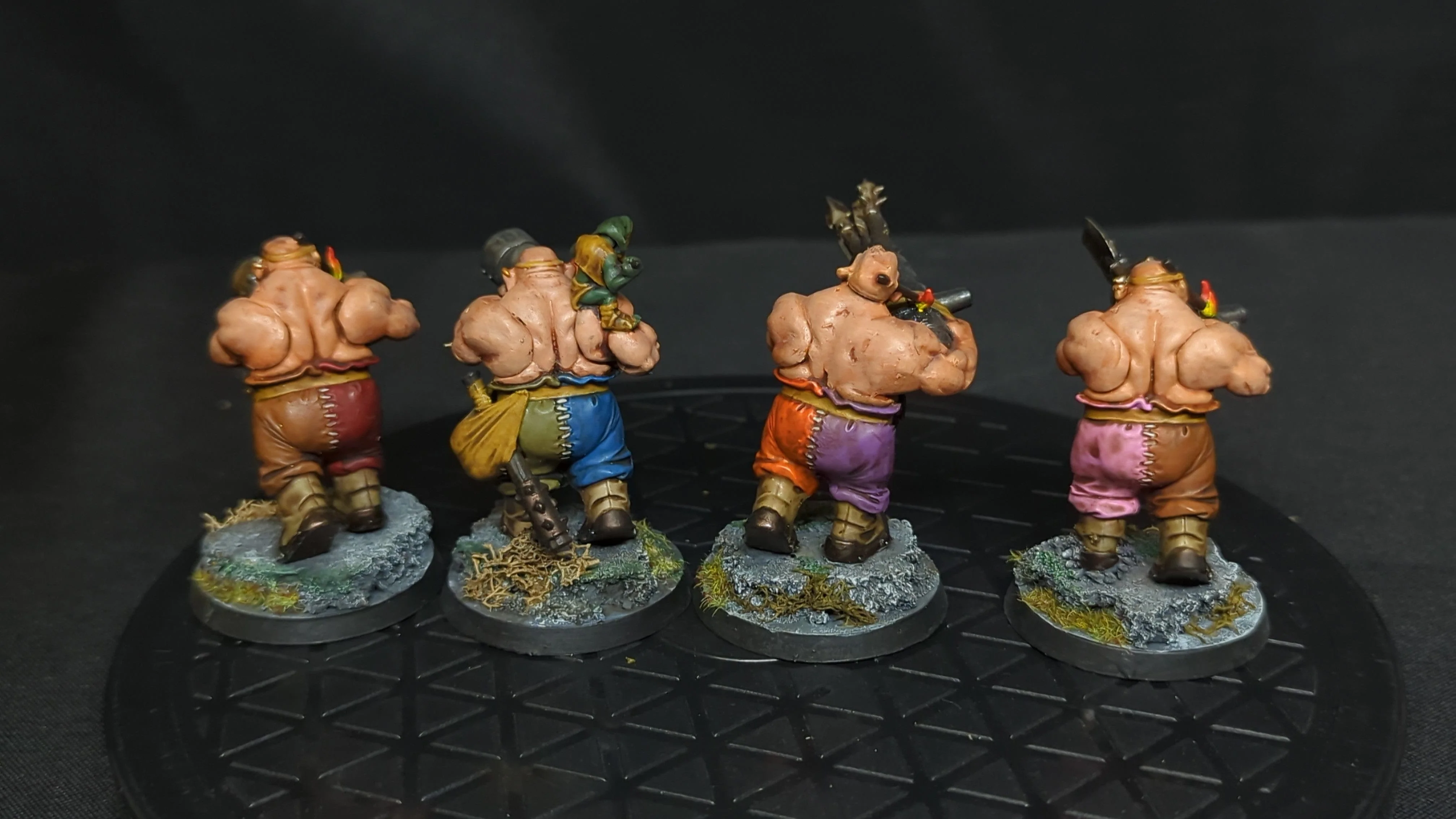 Age of Sigmar Ogor Mawtribes Leadbelchers x4 Painted - Image 2