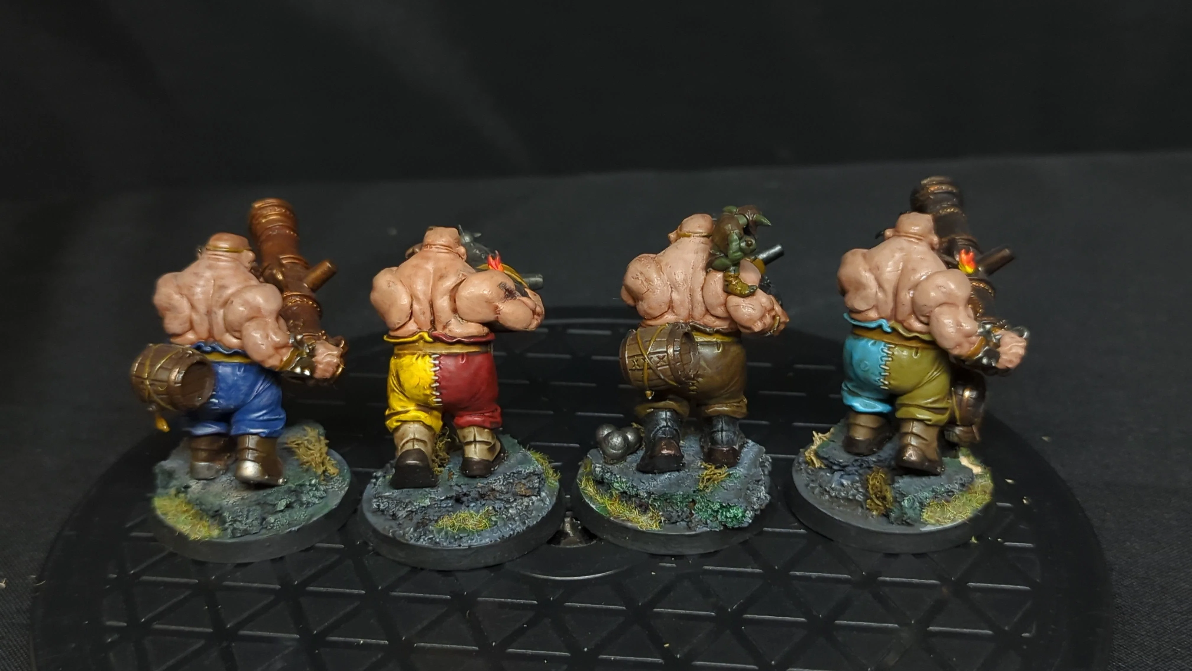 Age of Sigmar Ogor Mawtribes Leadbelchers x4 Painted - Image 2
