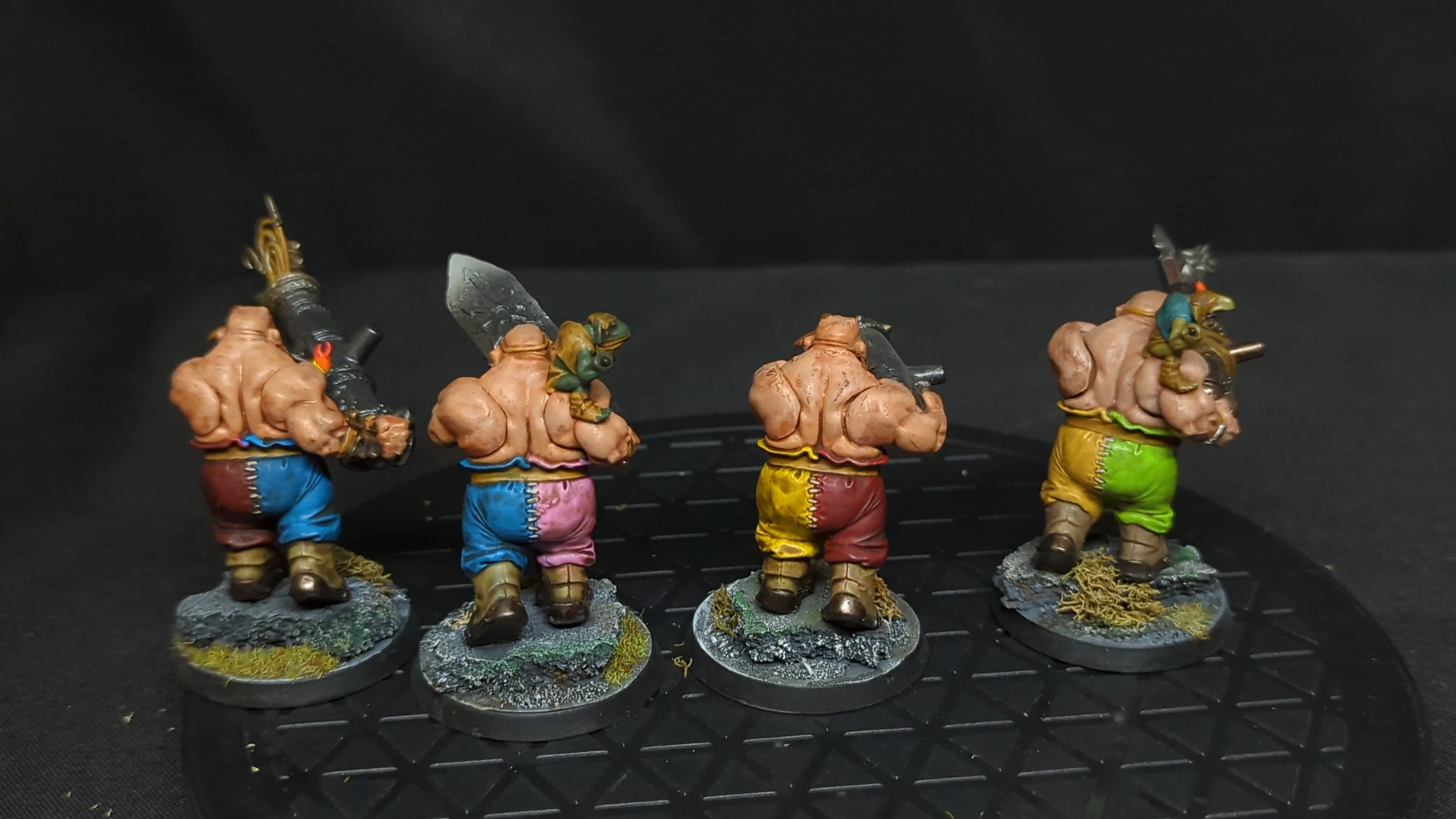 Age of Sigmar Ogor Mawtribes Leadbelchers x4 Painted - Image 2