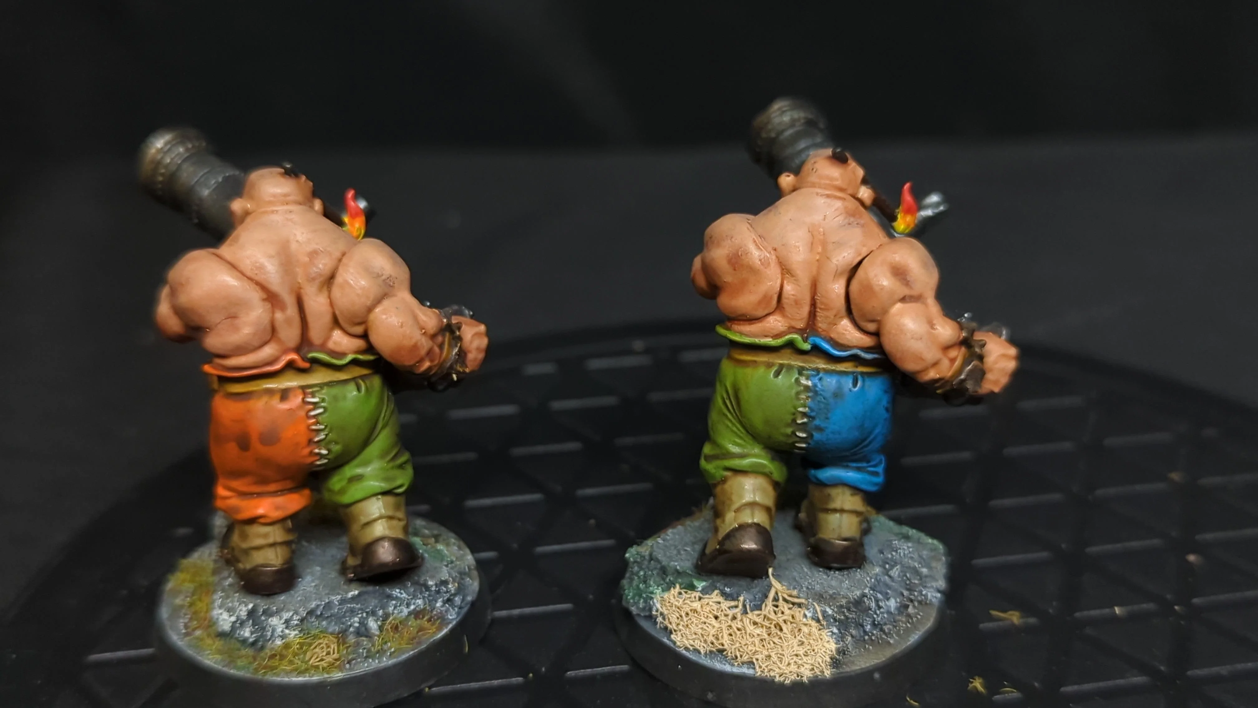 Age of Sigmar Ogor Mawtribes Leadbelchers x2 Painted - Image 2