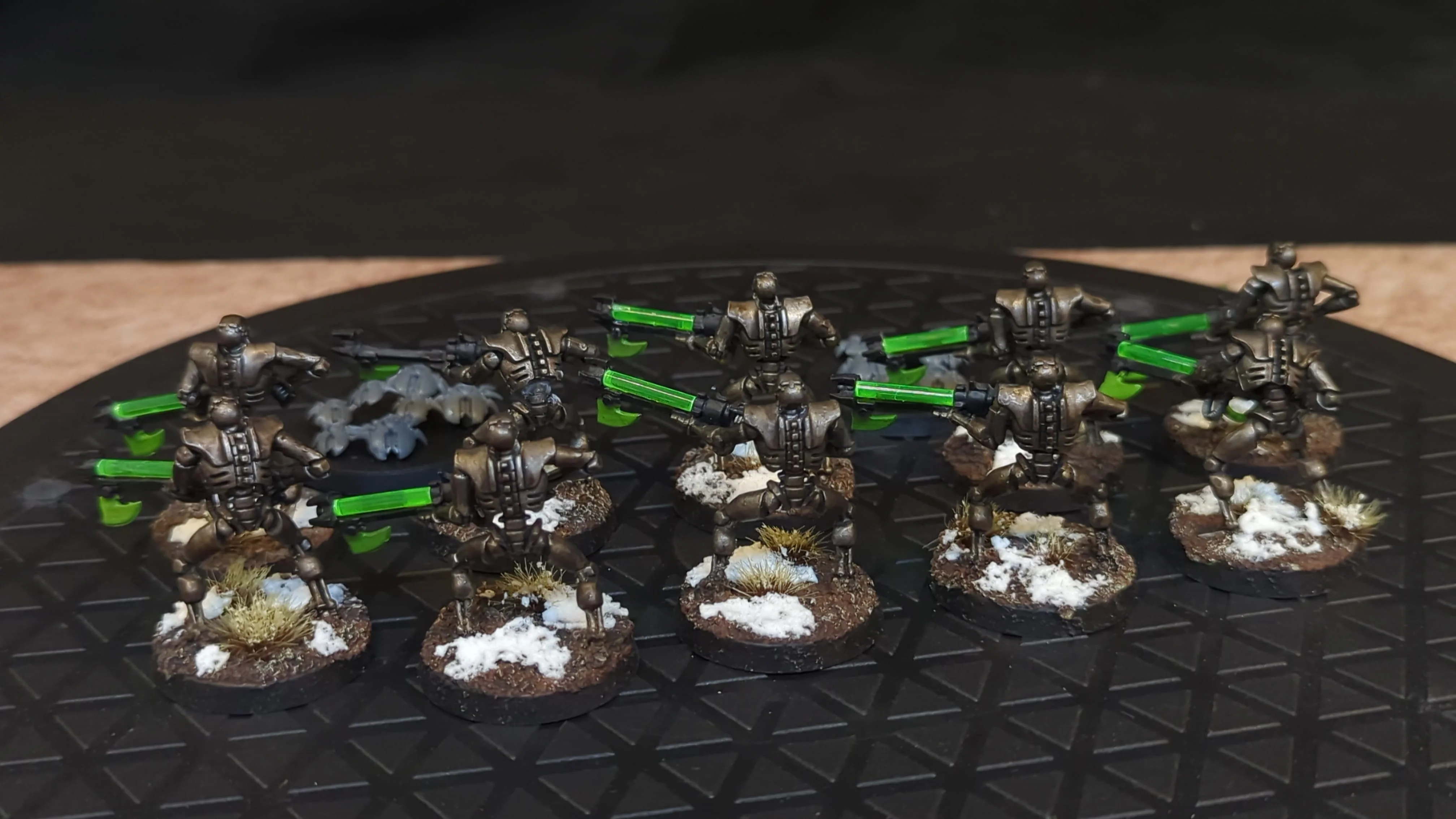 Warhammer 40k Necrons Warriors x10 Painted - Image 2