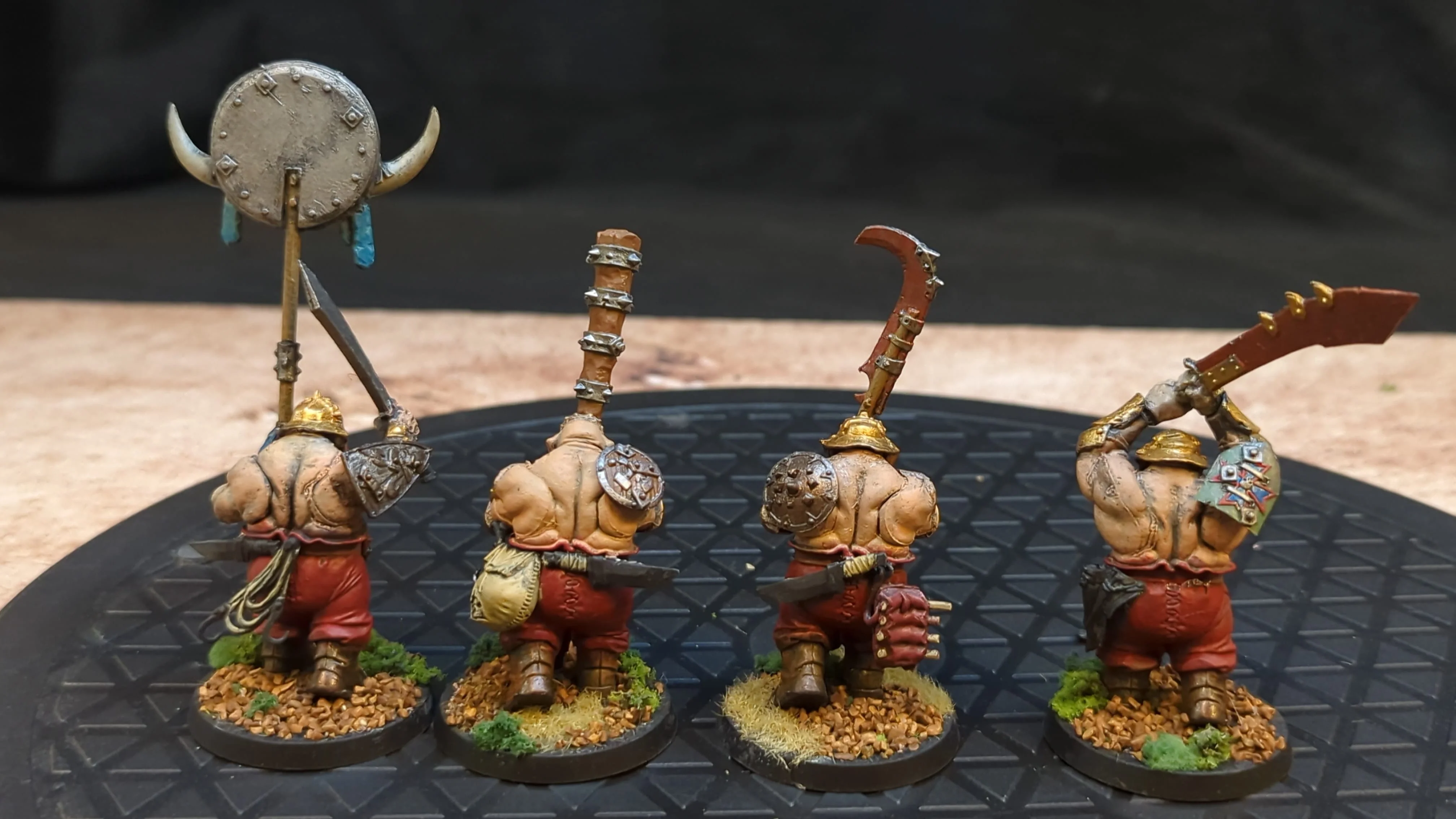 Age of Sigmar Ogor Mawtribes Ironguts x4 Painted - Image 2