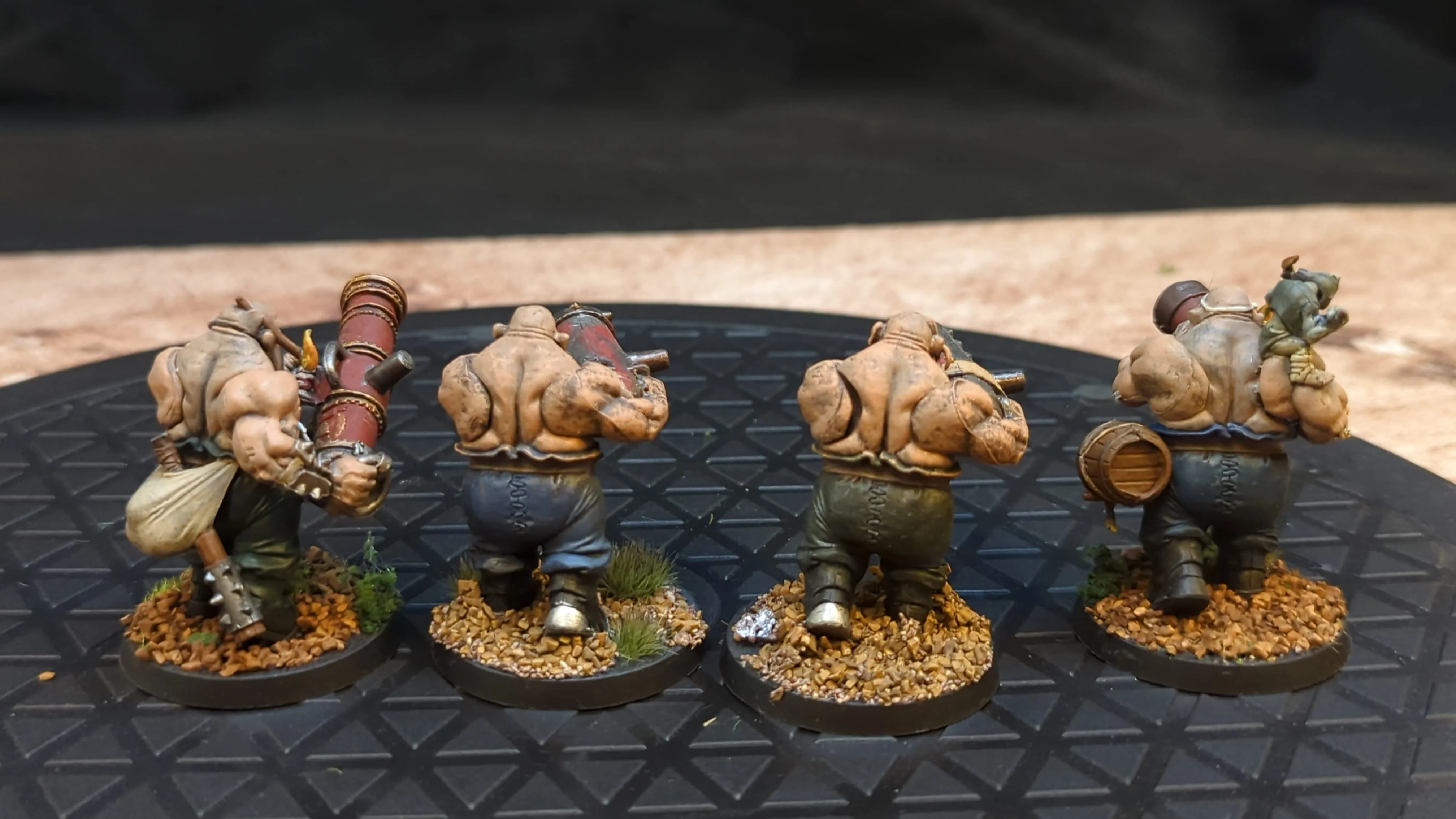 Age of Sigmar Ogor Mawtribes Leadbelchers x4 Painted - Image 2