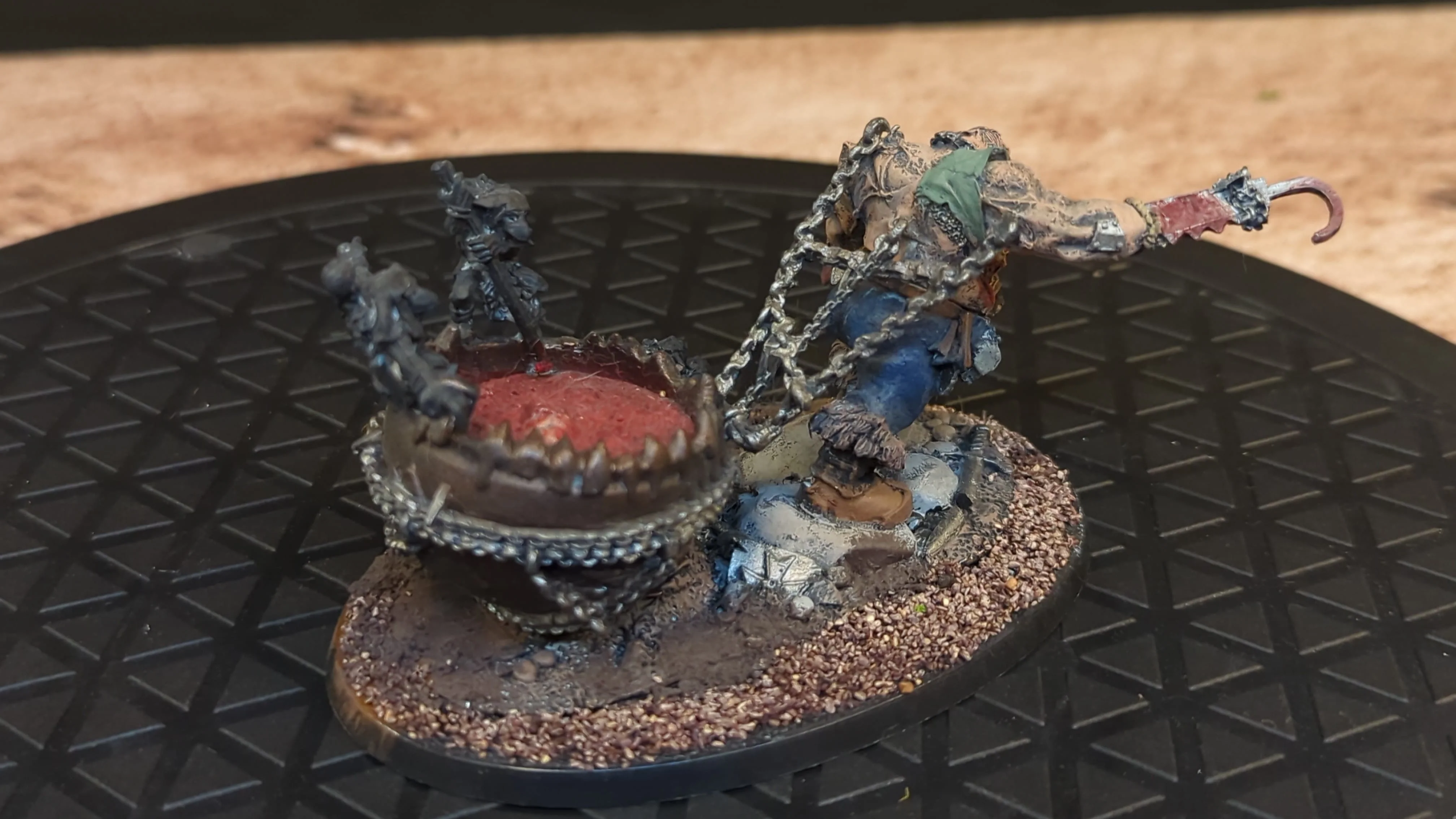 Age of Sigmar Ogor Mawtribes Slaughtermaster x1 Painted - Image 2