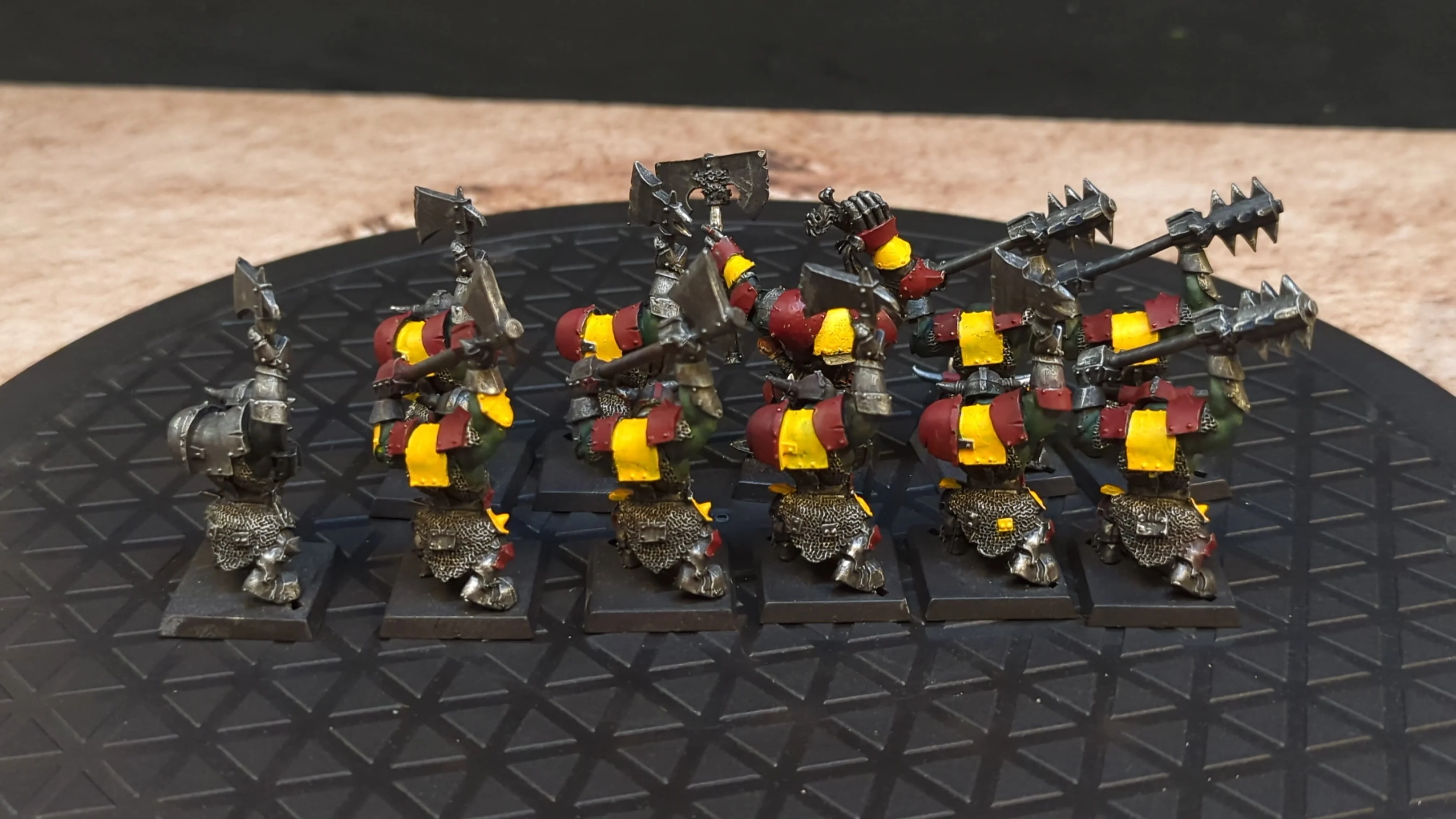 The Old World Orc & Goblin Tribes Black Orcs (OOP Metal) x11 - Image 2