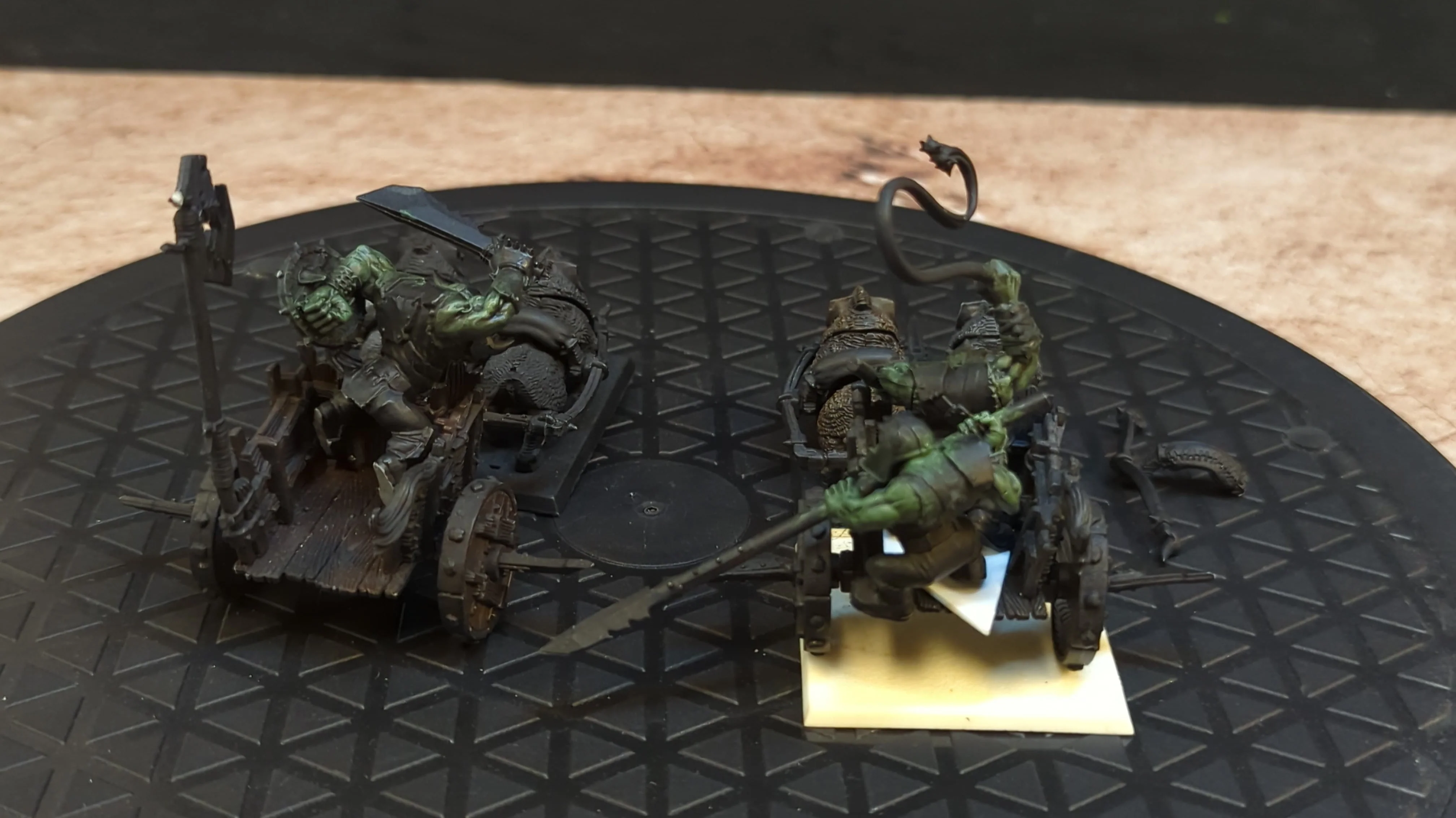 The Old World Orc & Goblin Tribes Orc Boar Chariots x2 - Image 2