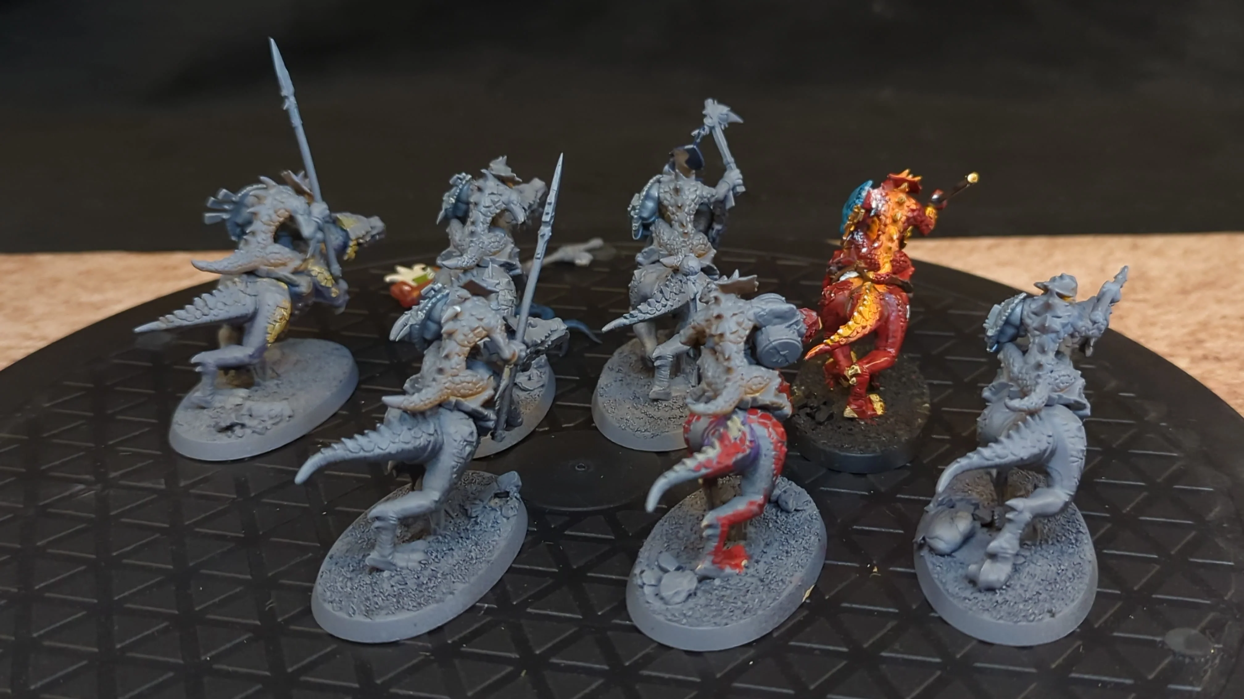 Age of Sigmar Seraphon Saurus Knights (OOP) x7 - Image 2