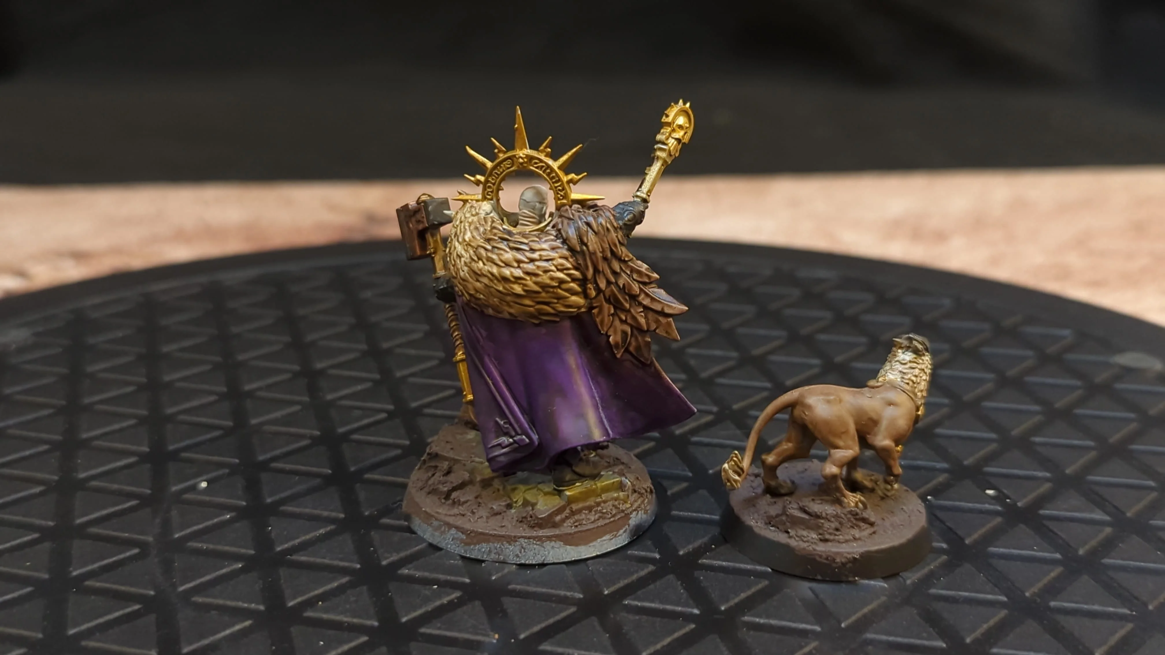 Age of Sigmar Stormcast Eternals Lord Imperatant with Gryph-Hound x2 Painted - Image 2