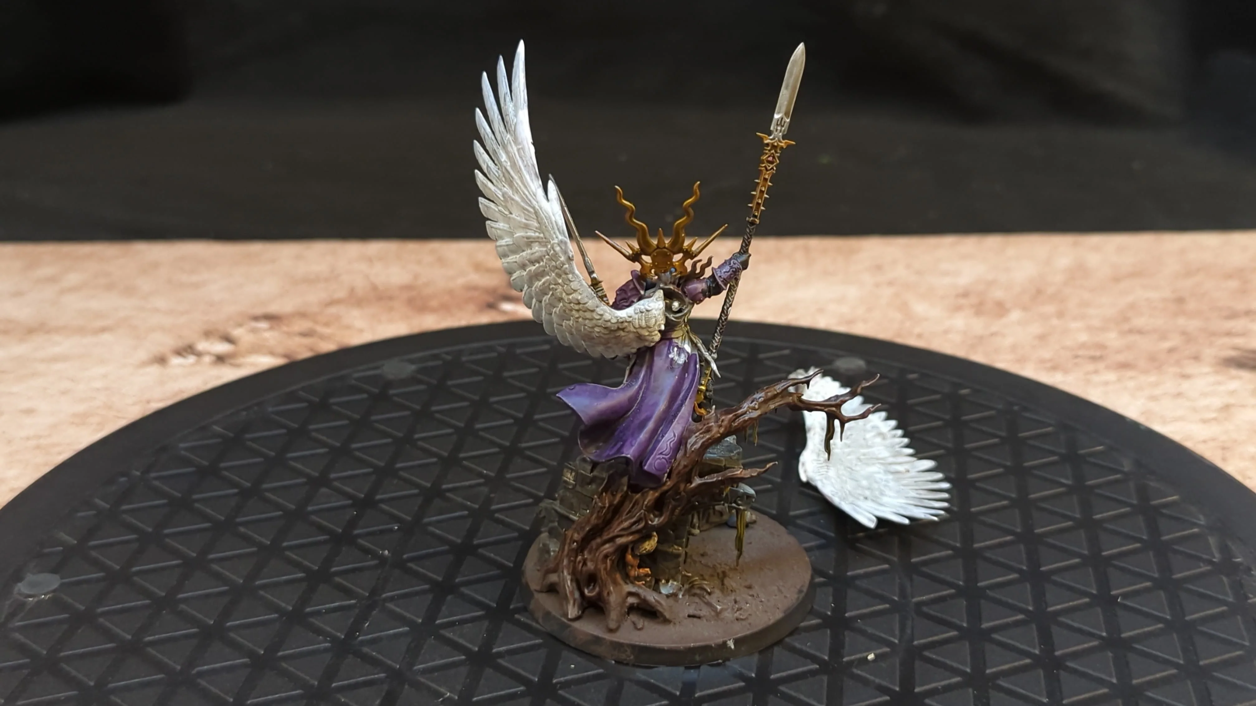 Age of Sigmar Stormcast Eternals Yndrasta, the Celestial Spear x1 OOP Painted - Image 2