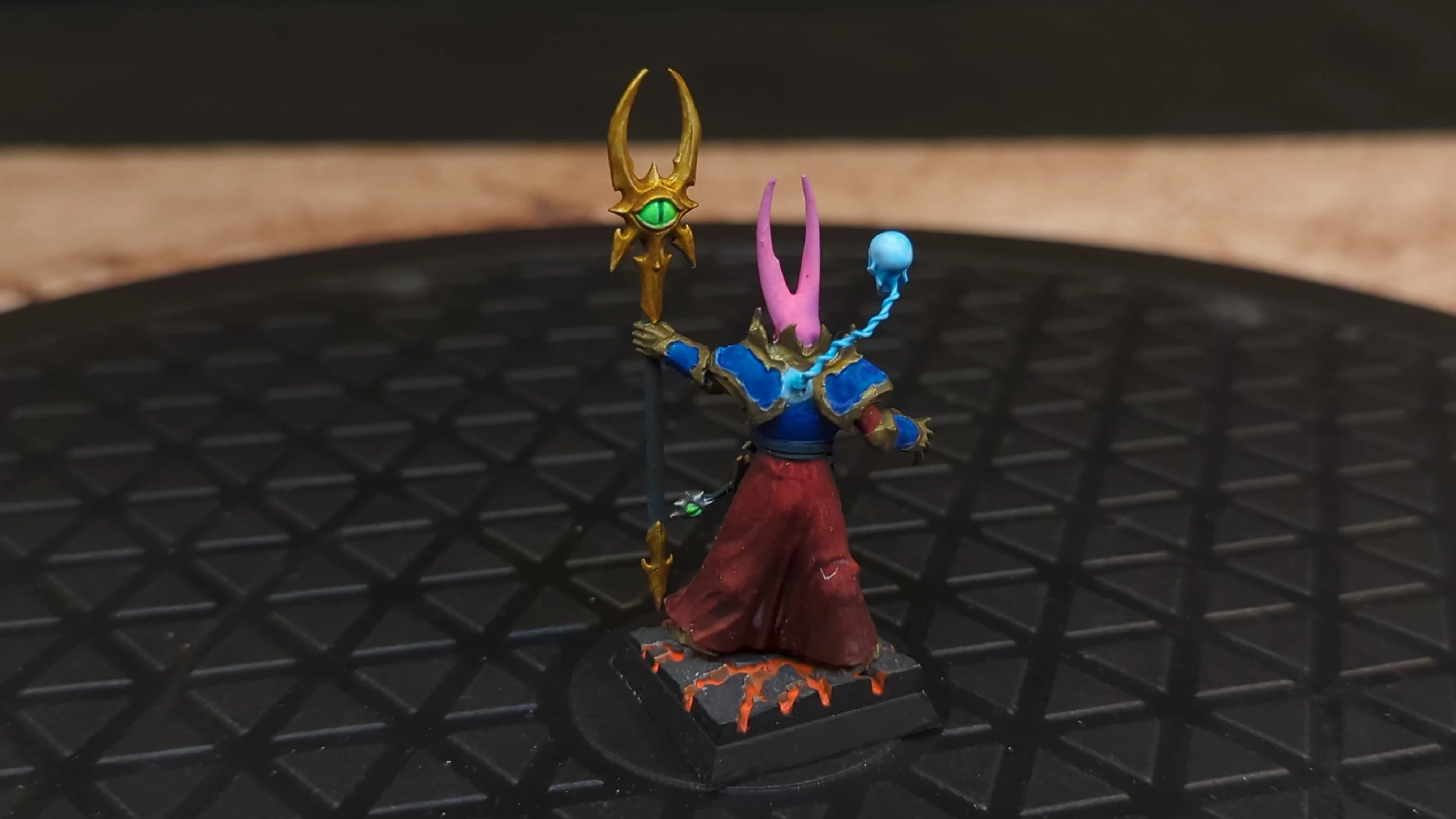 Age of Sigmar Slaves to Darkness Chaos Sorcerer Lord x1 Painted - Image 2