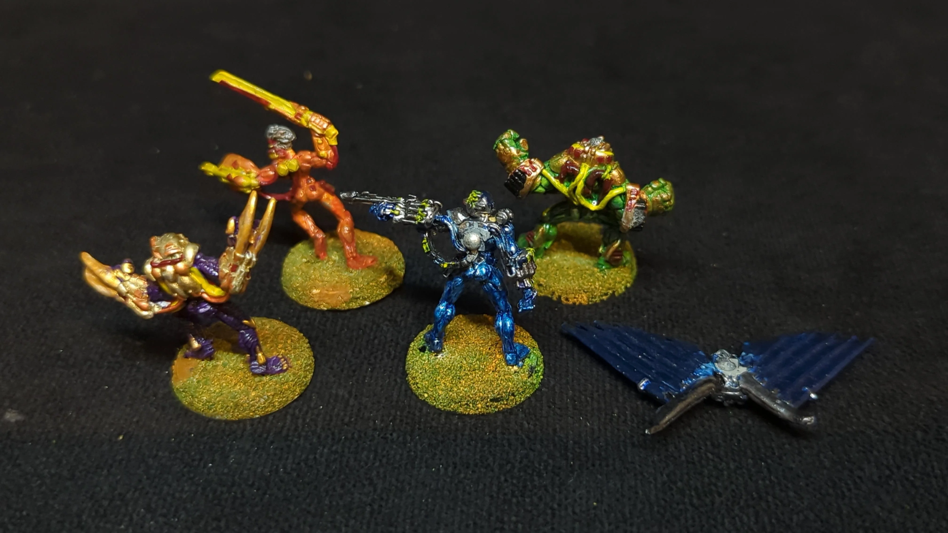 Warhammer Necromunda Necromunda Spyrer Gang x4 OOP Painted - Image 2