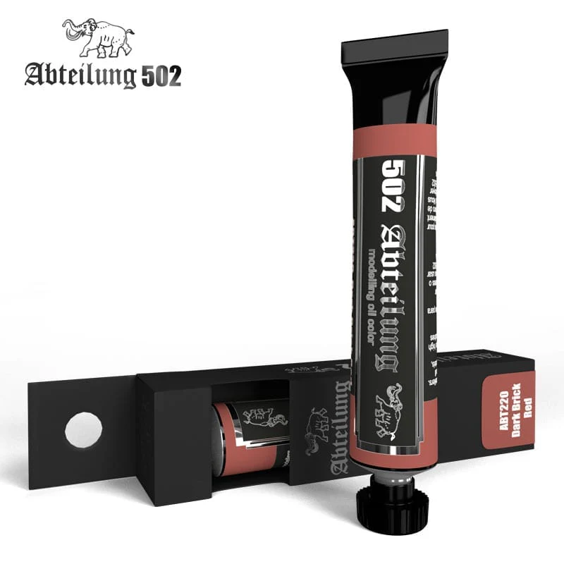 Abteilung 502 High Quality Oil paint - Dark Brick Red